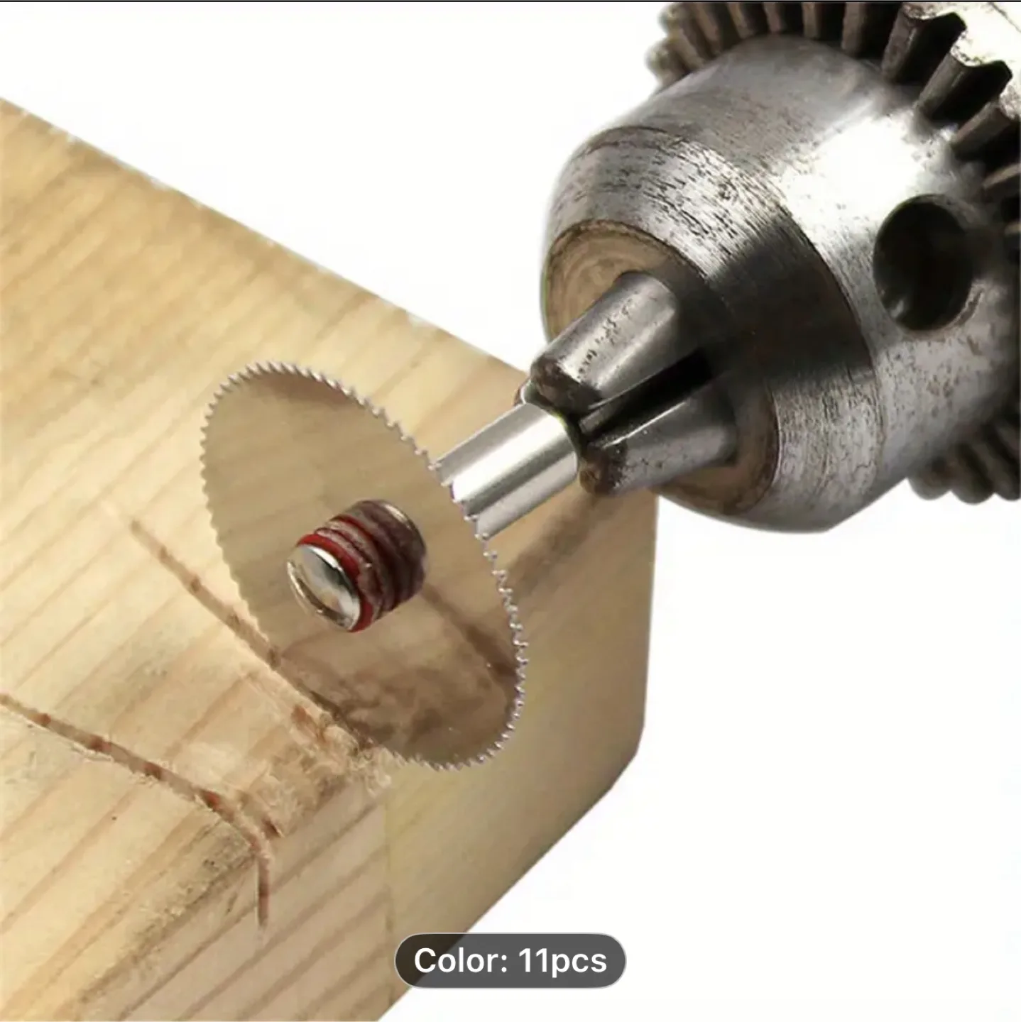 11pcs Mini Saw Blade Set, High-Speed Steel Rotary Tool Disc image indicator(8)