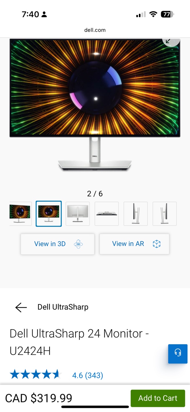 Dell UltraSharp 24 Monitor - U2424H - photo 2