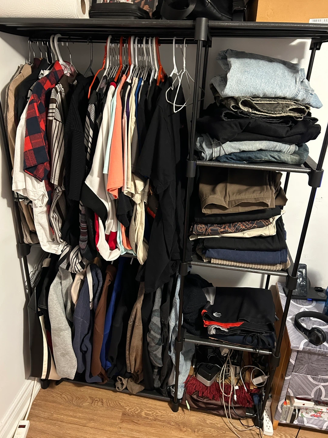 SONGMICS Portable Freestanding Closet Organizer - photo 2