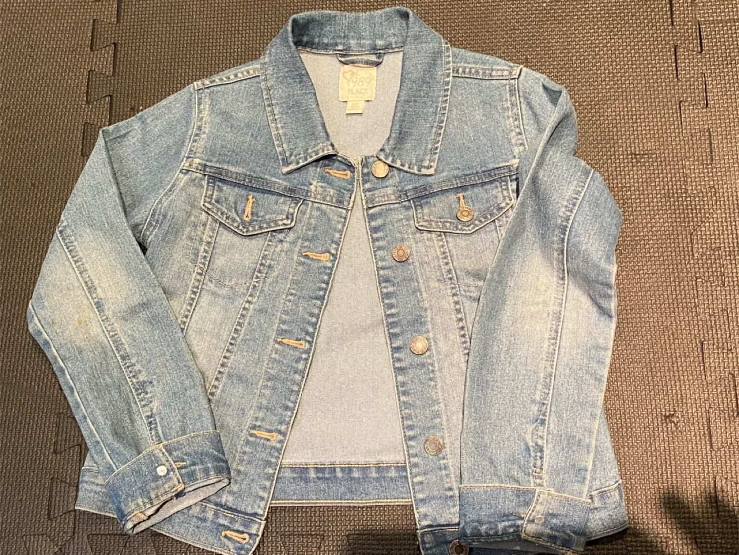 The Children's Place Denim Jacket - Size L (10/12) thumbnail