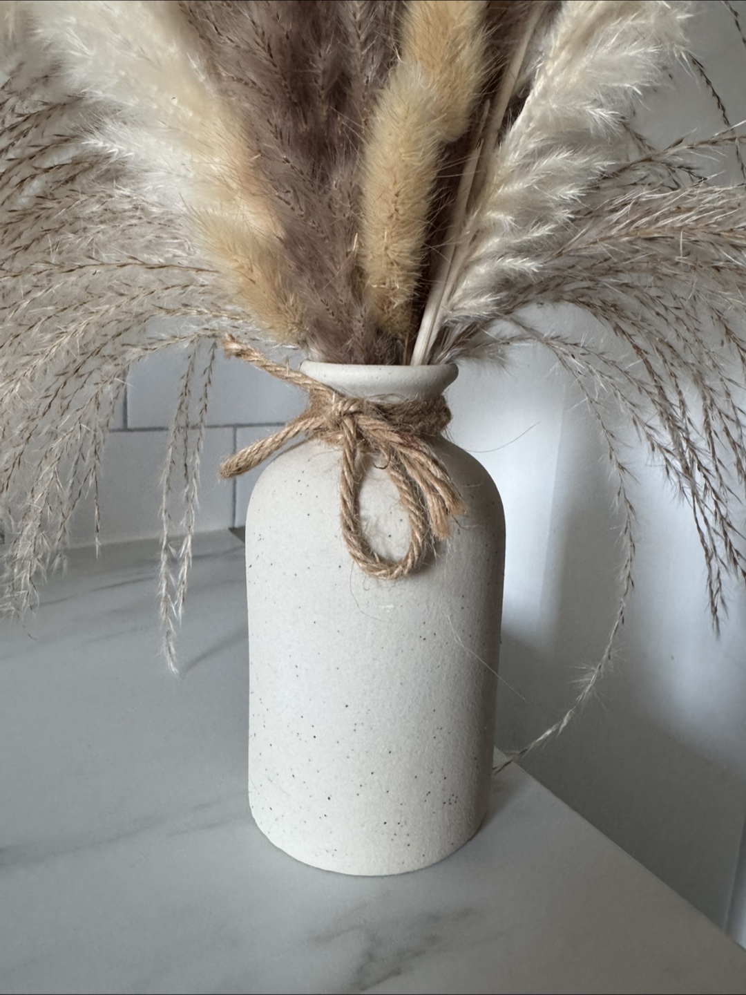 Pampas Grass Arrangement in Vase 6” - photo 2