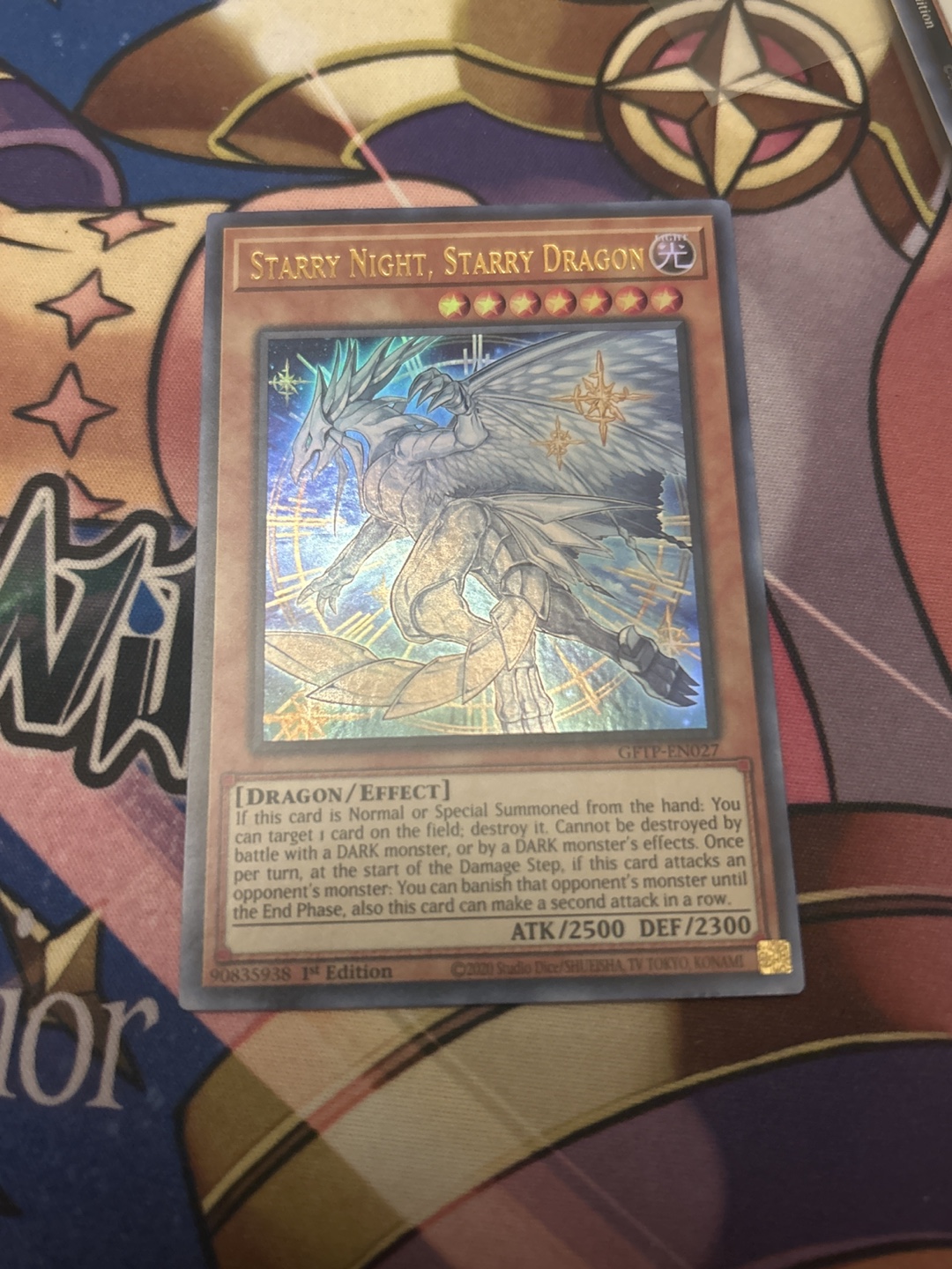 Starry Night, Starry Dragon Yugioh Card