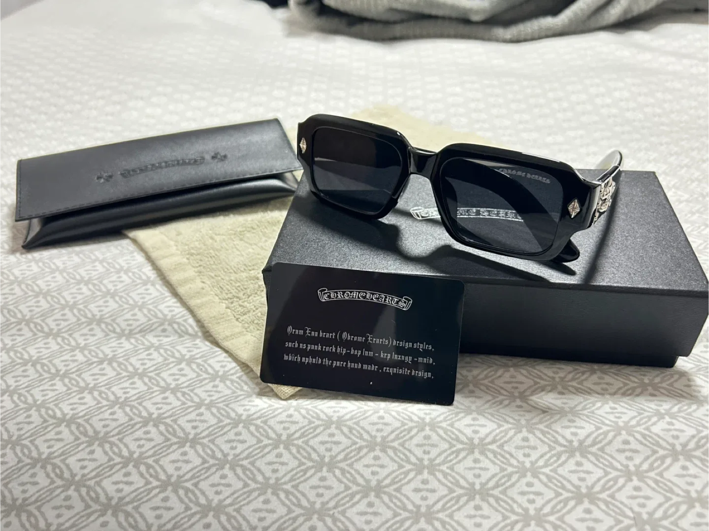 Chrome Hearts Sunglasses - Black, Made in Japan thumbnail