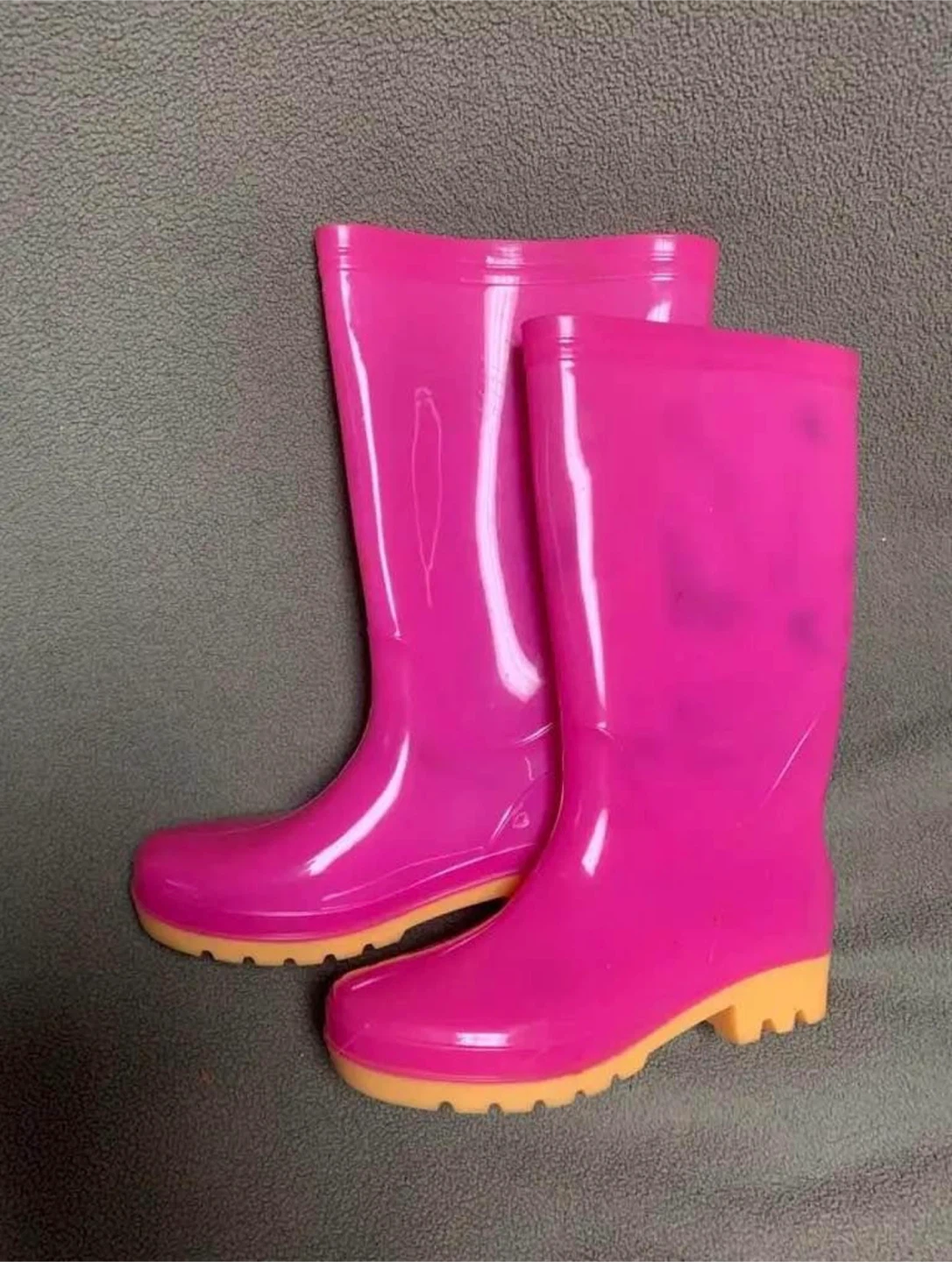 Pink Rain Boots - Size 8