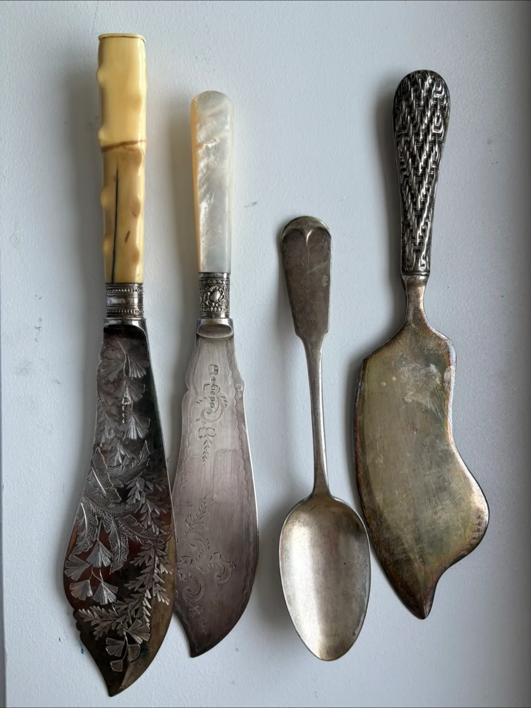 Vintage Silver Plated Serving Utensils image indicator(2)