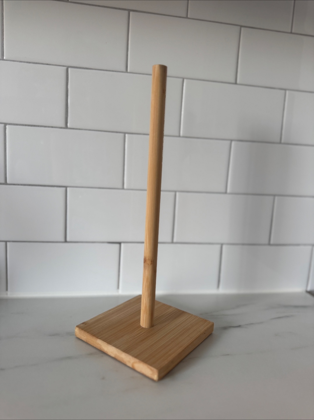 Bamboo Paper Towel Holder 28cmx12cm - photo 2