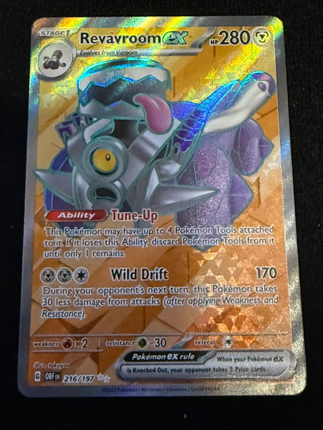 Revavroom ex Pokemon Card thumbnail