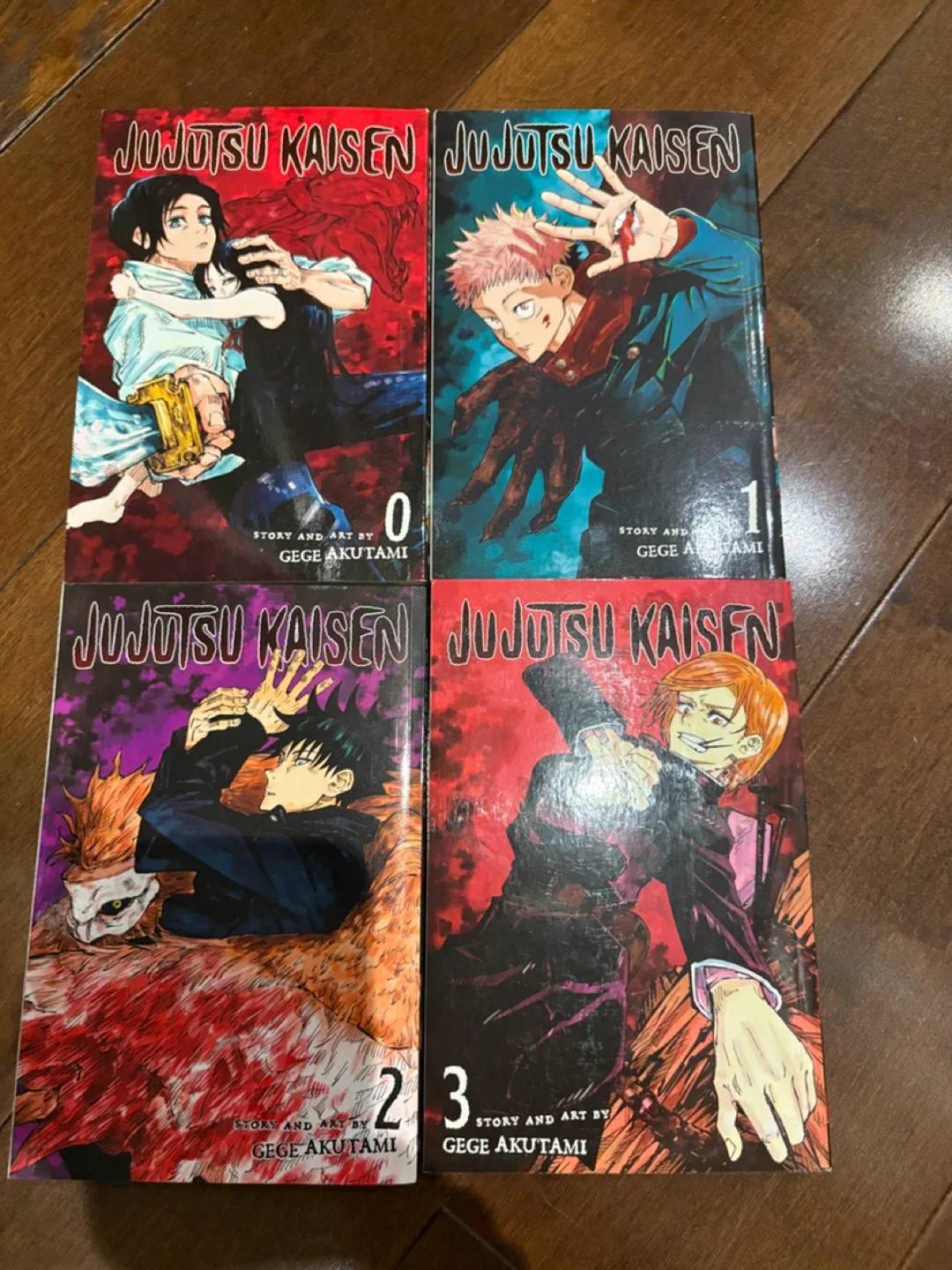 Jujutsu Kaisen Manga Volumes 0-3