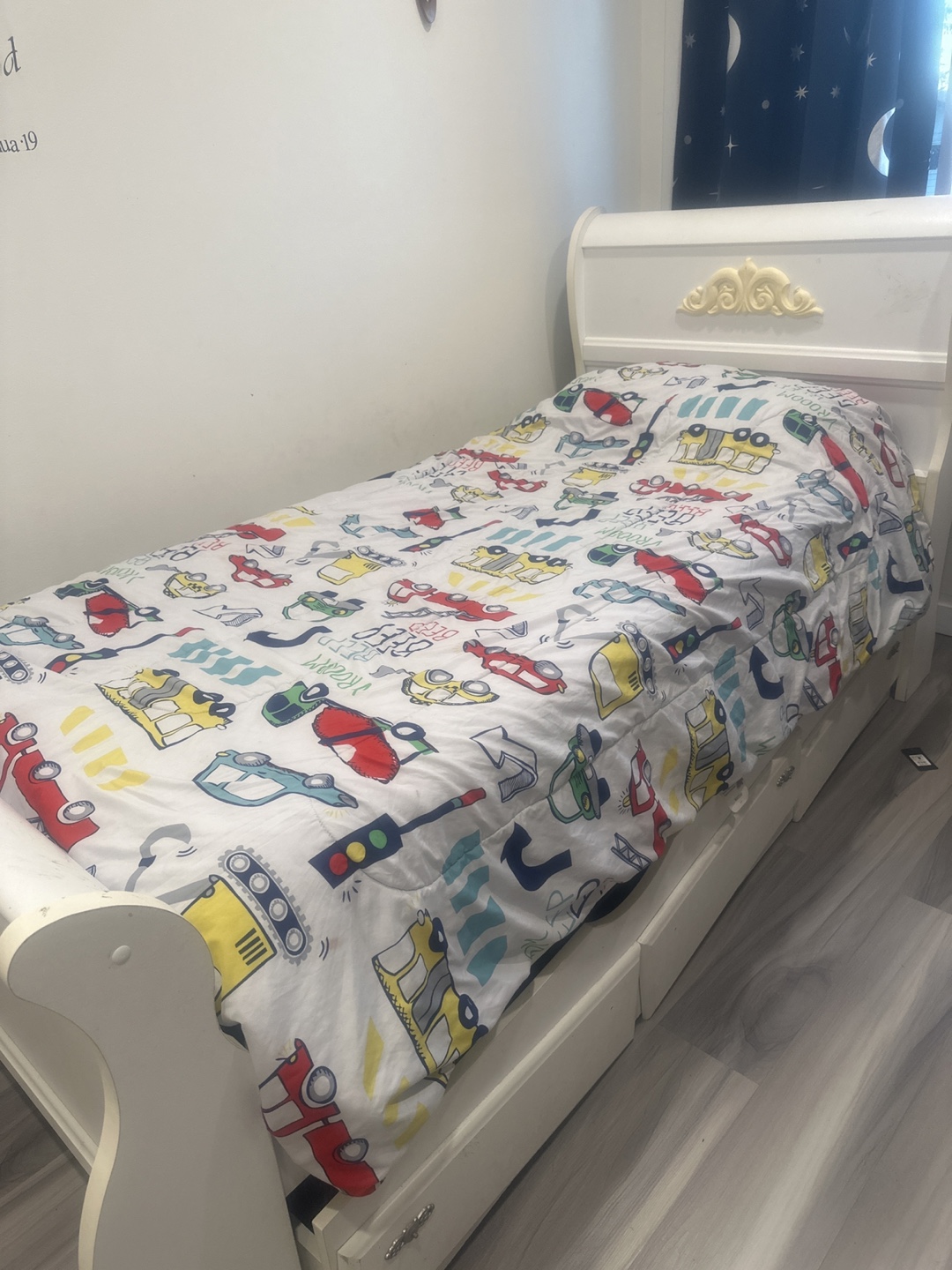 Kids Car Print Bedding Set