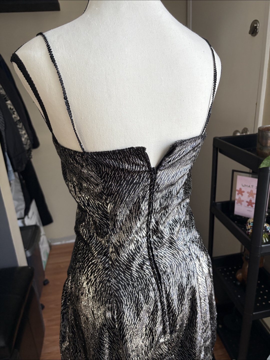 Sparkly Silver & Black Dress - photo 5
