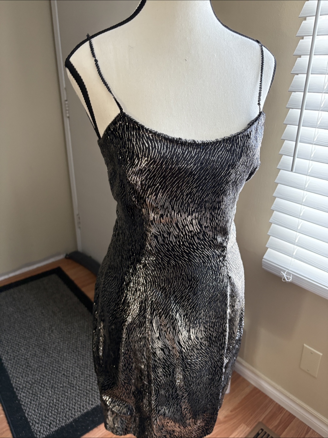 Sparkly Silver & Black Dress - photo 4