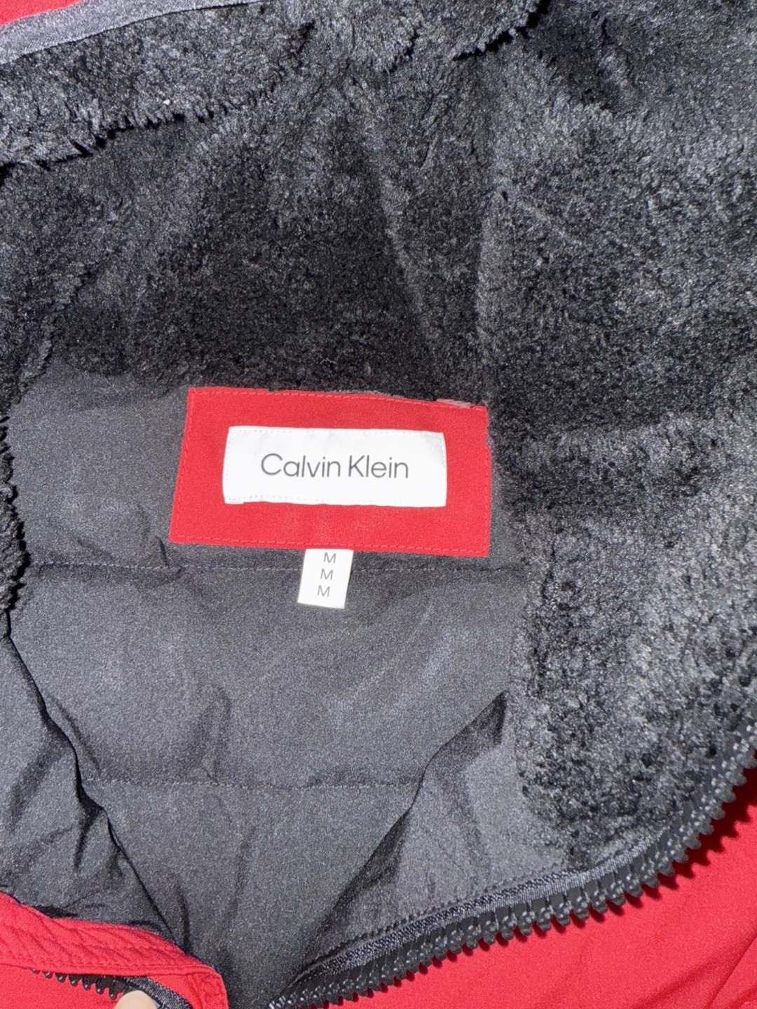 Calvin Klein Red Puffer Jacket - Size M - photo 3
