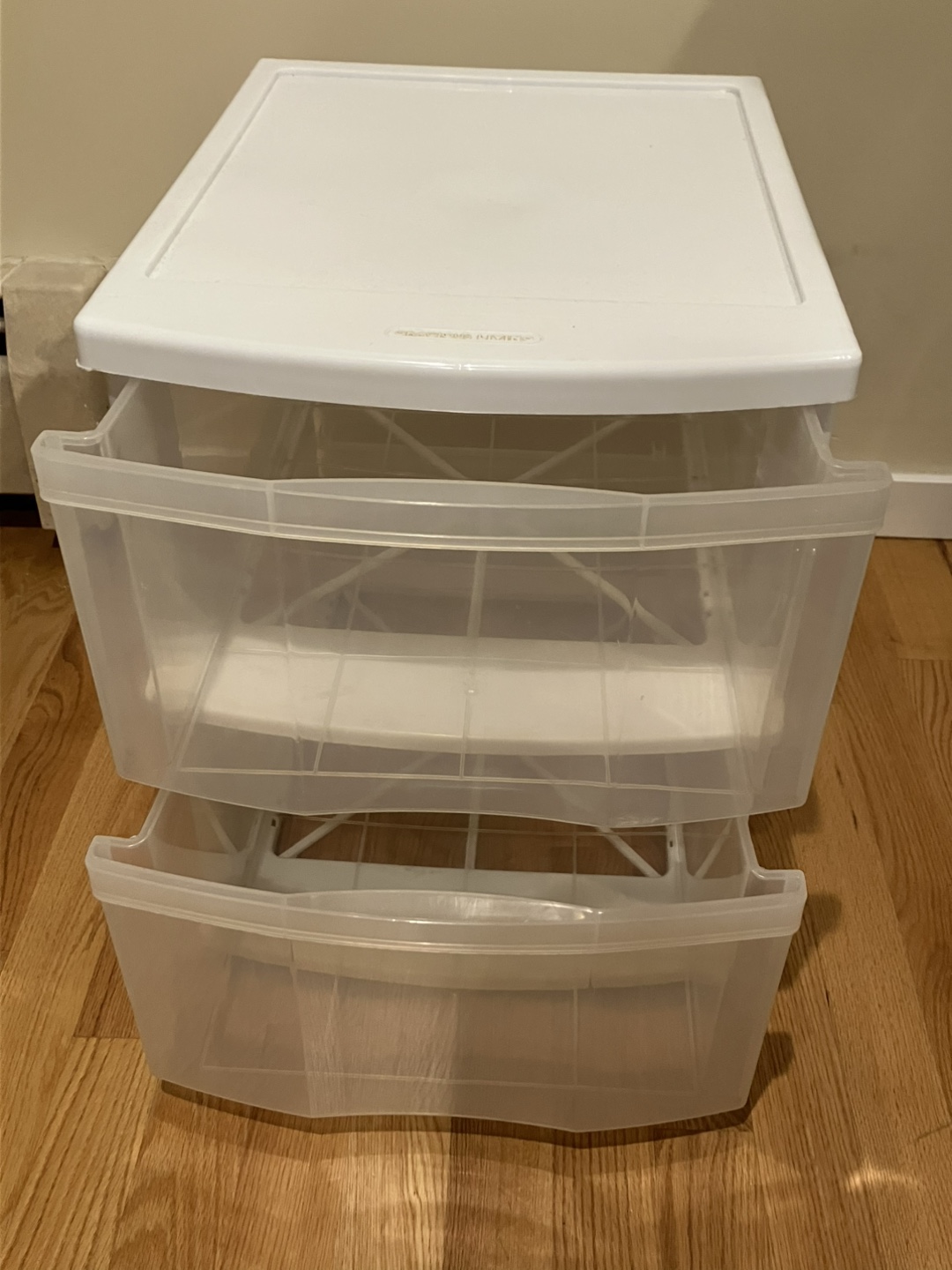 Sterilite 2-Drawer White Storage Unit