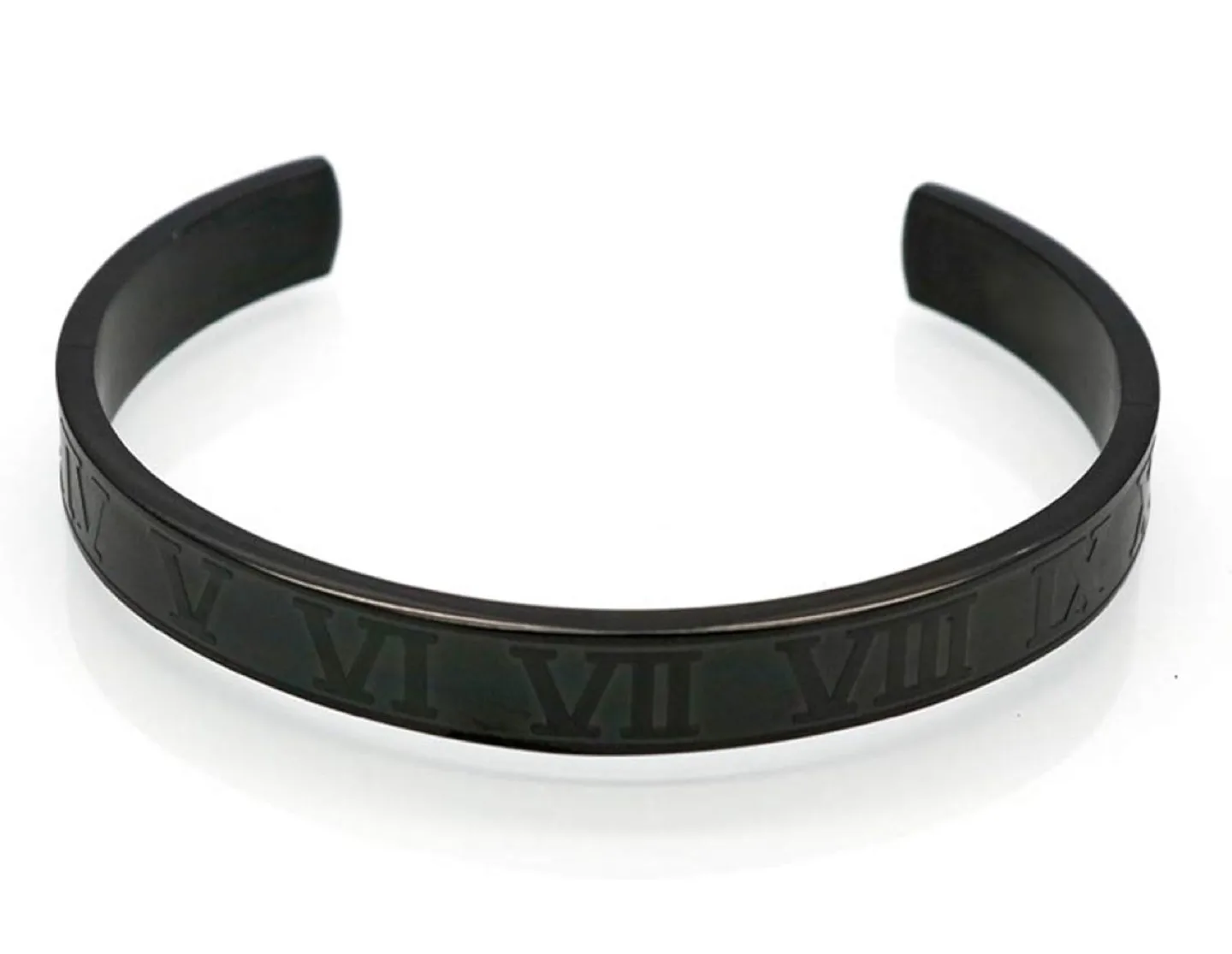 Jononline24h Black Roman Numeral Bangle thumbnail