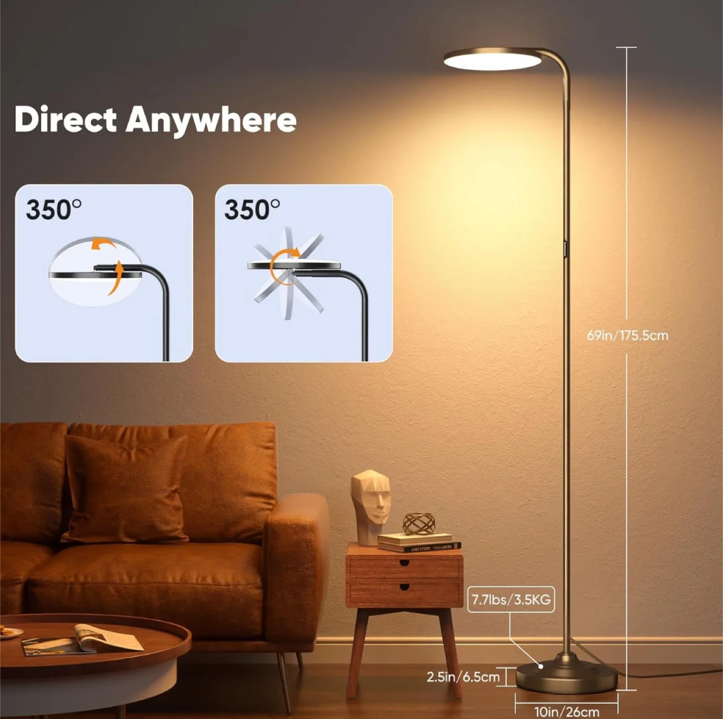 Dimmable Floor Lamp image indicator(6)