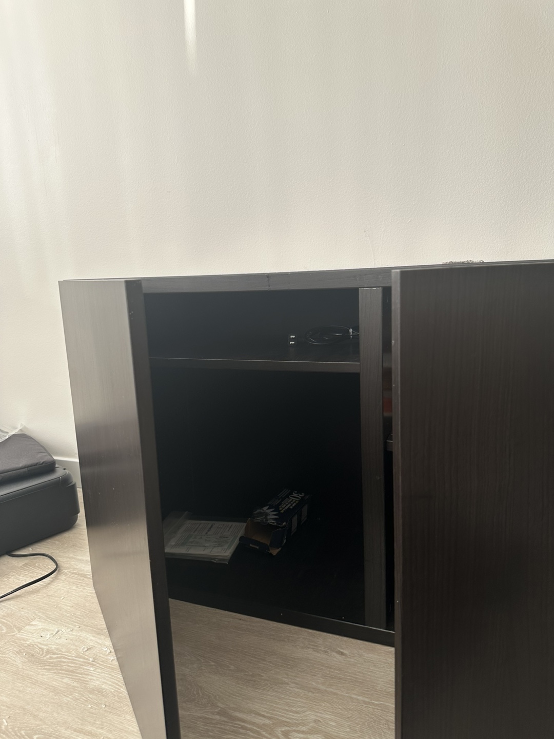 IKEA BESTA Black-Brown Shelf Unit - photo 4