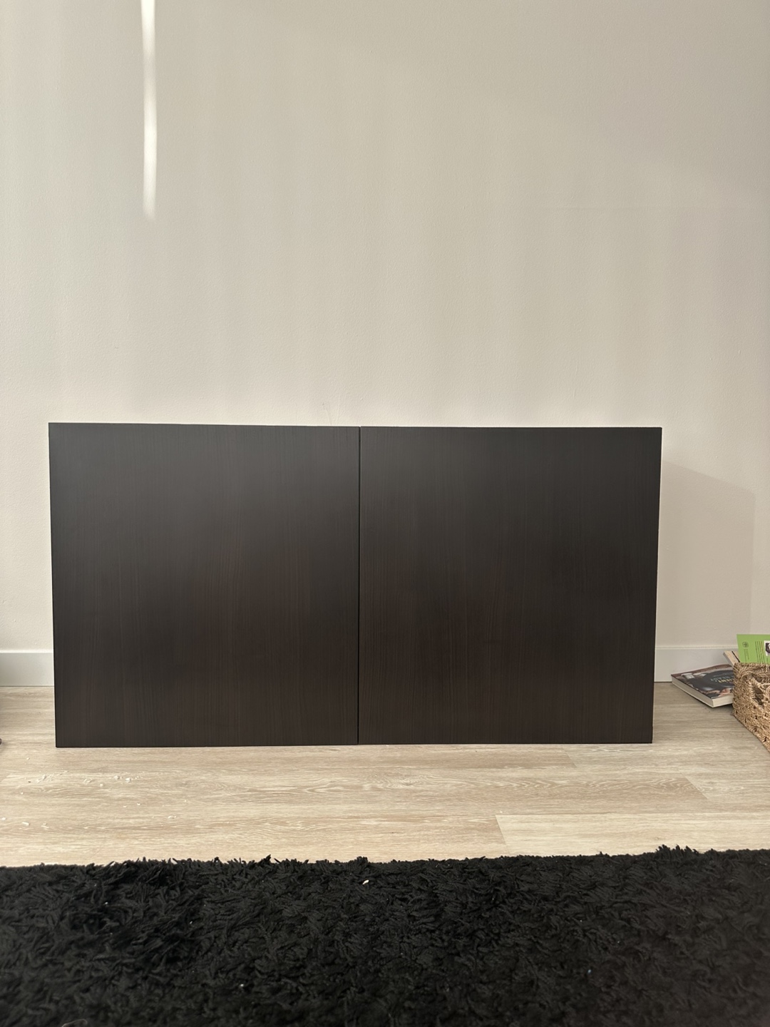 IKEA BESTA Black-Brown Shelf Unit - photo 2