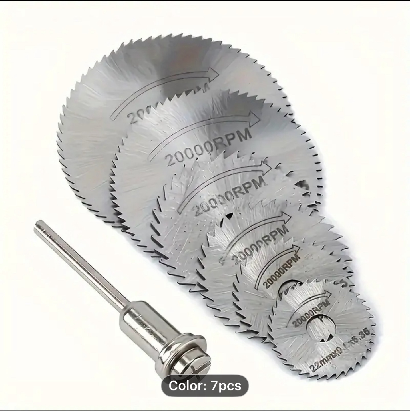1 set of high-speed steel cutting blades - photo 2