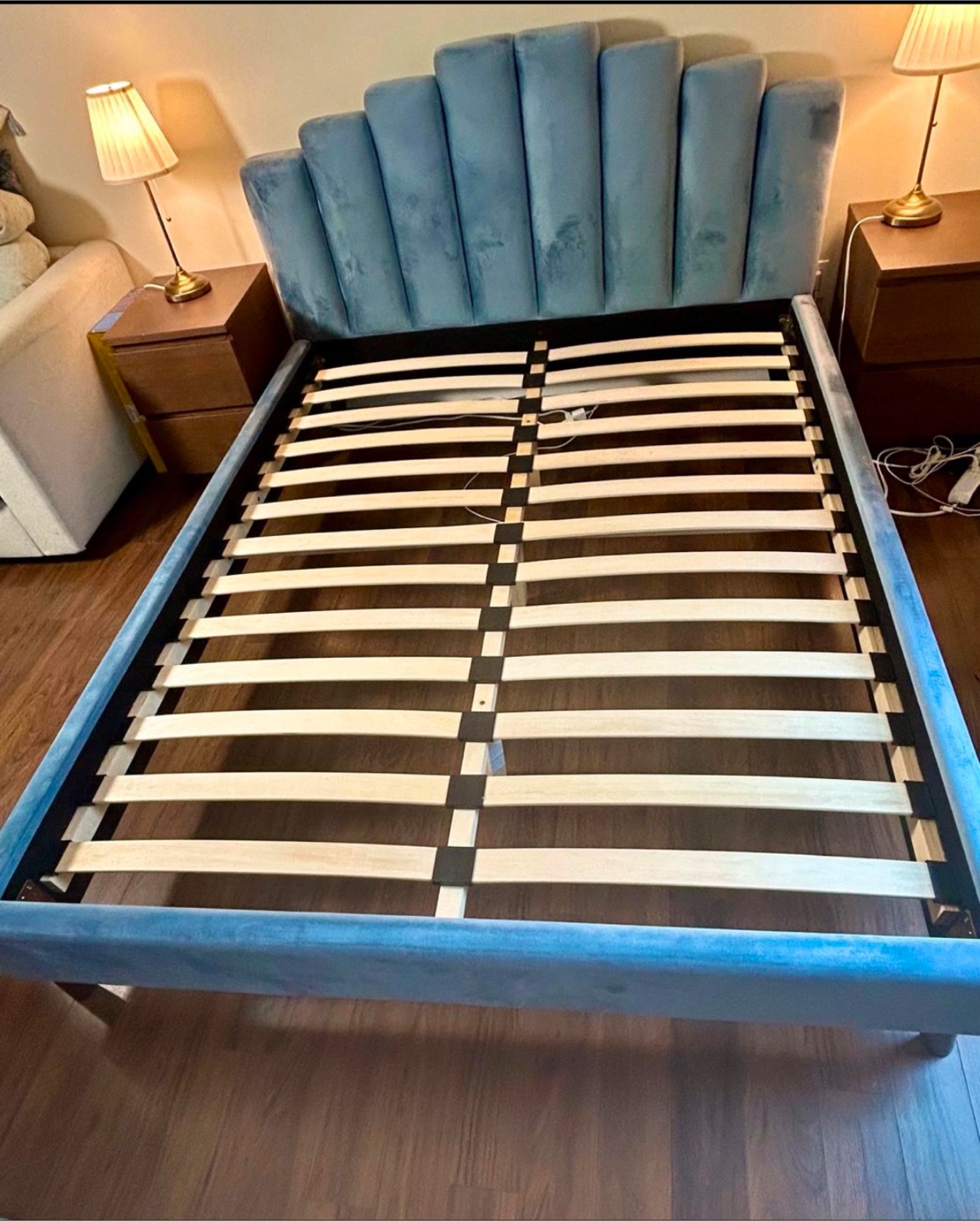 Velvet Queen Bed Frame