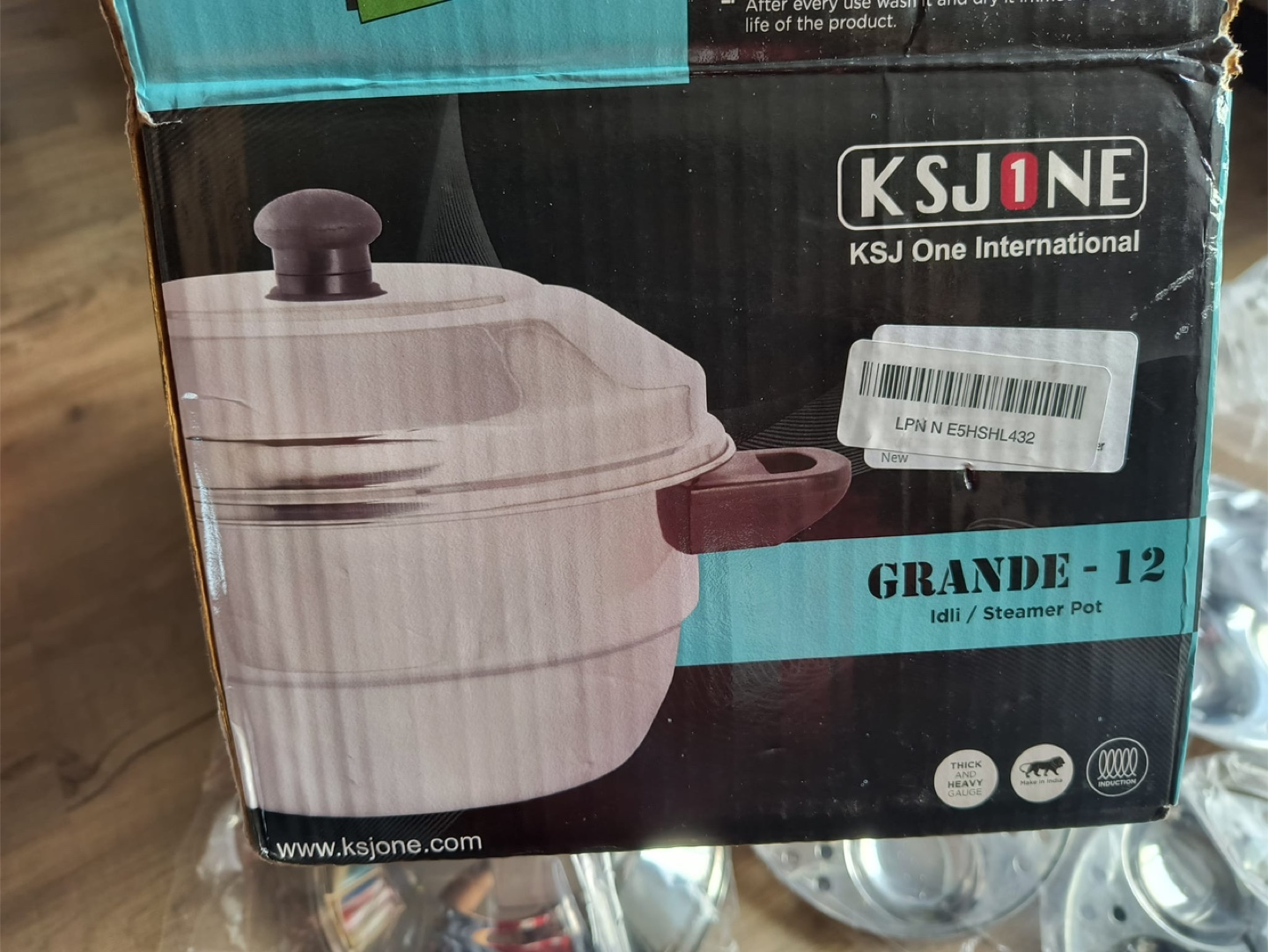 New KSJ ONE Grande-12 Idli/Steamer Pot - photo 3