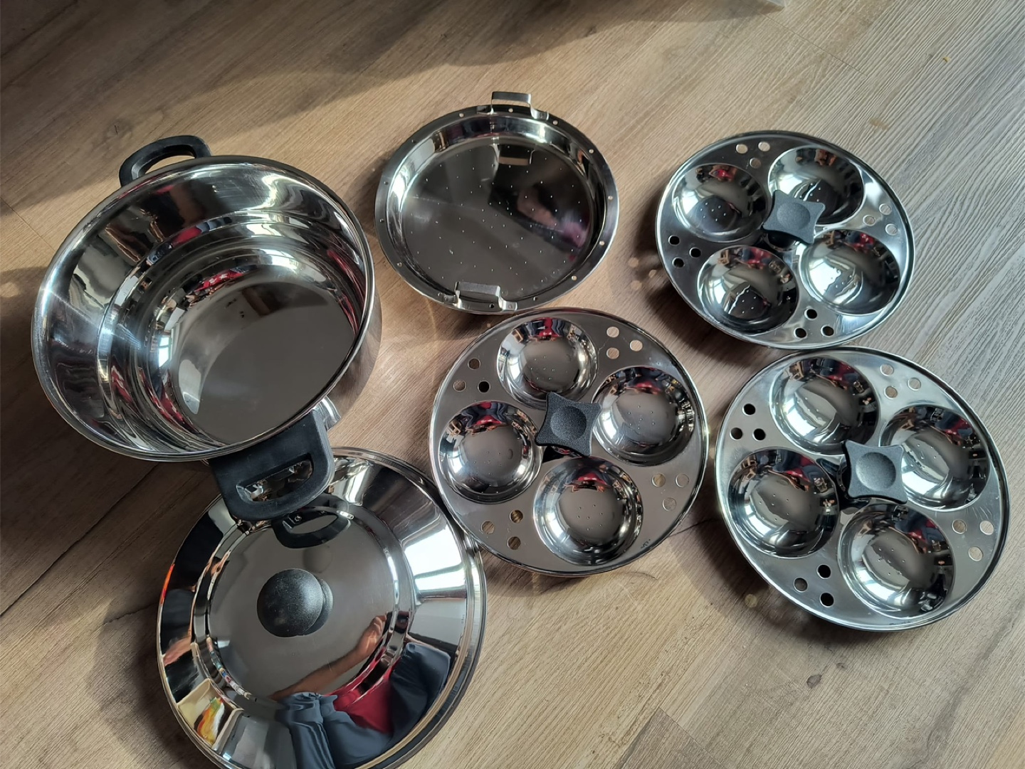 New KSJ ONE Grande-12 Idli/Steamer Pot