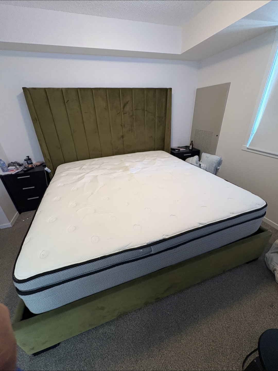King Size Bed Frame and Mattress
