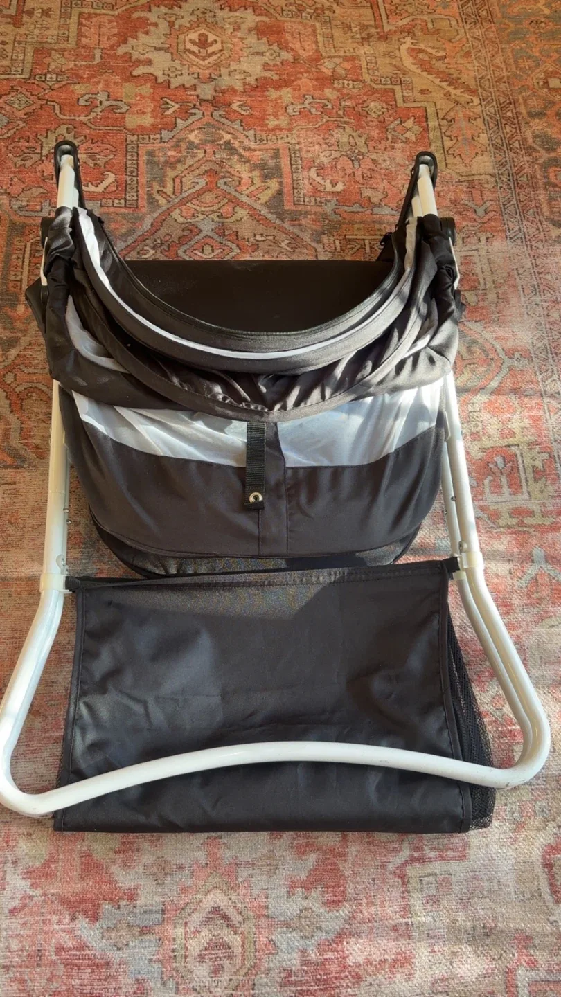 Black Portable Baby Bassinet