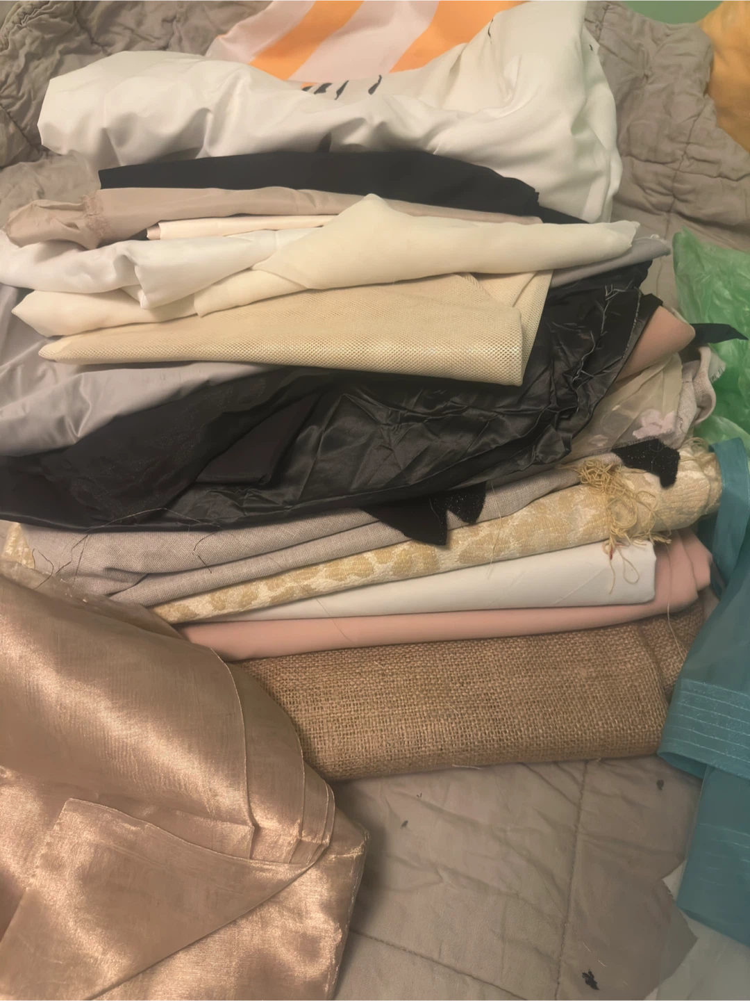 Mixed Fabric Bundle - Assorted Colors & Textures