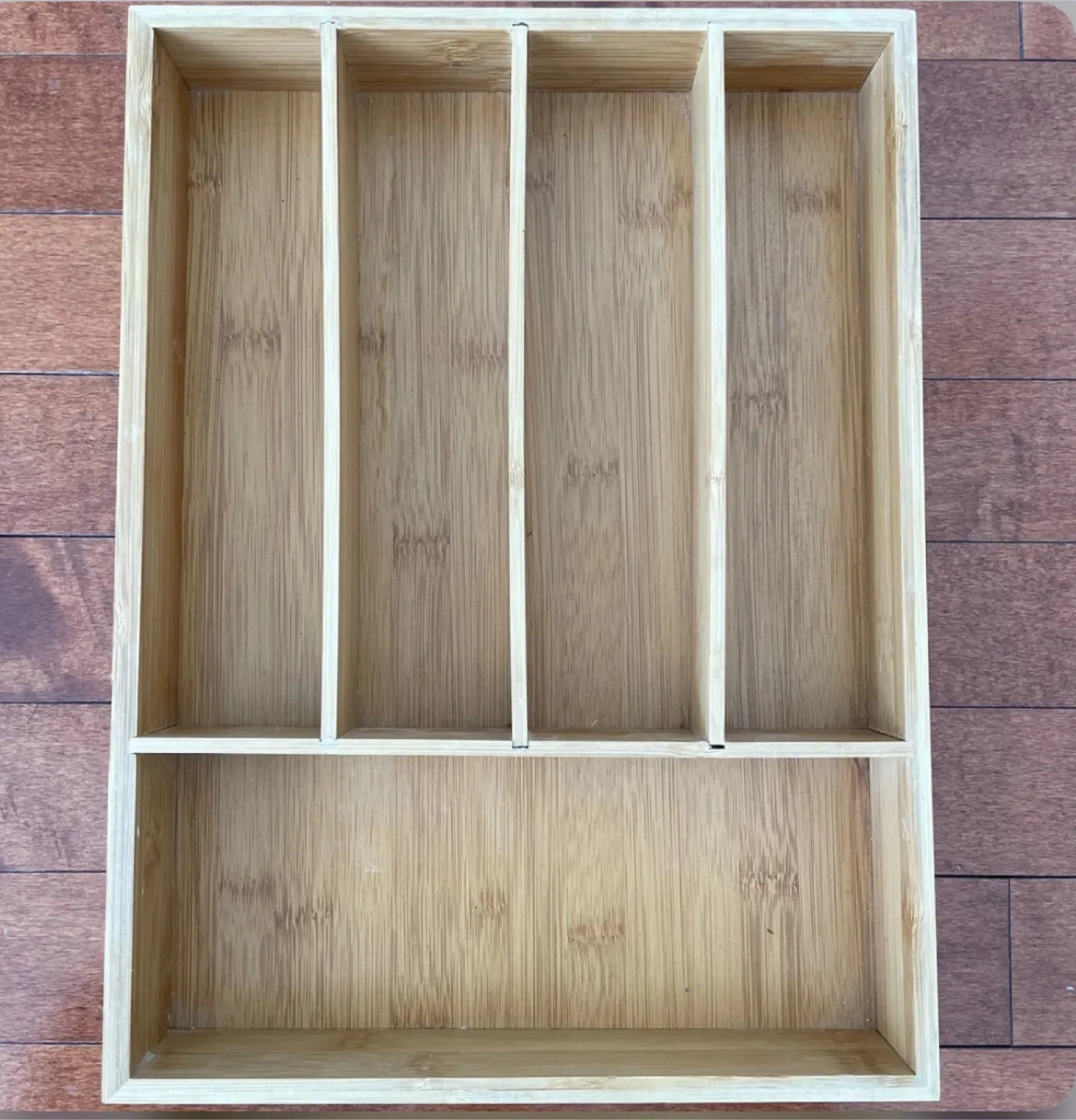 Moving Sale - Bamboo Drawer Organizer thumbnail
