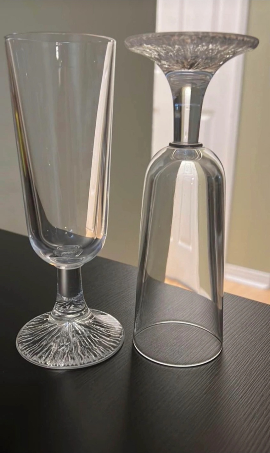 Wine/champagne glasses (5 pc) - photo 2