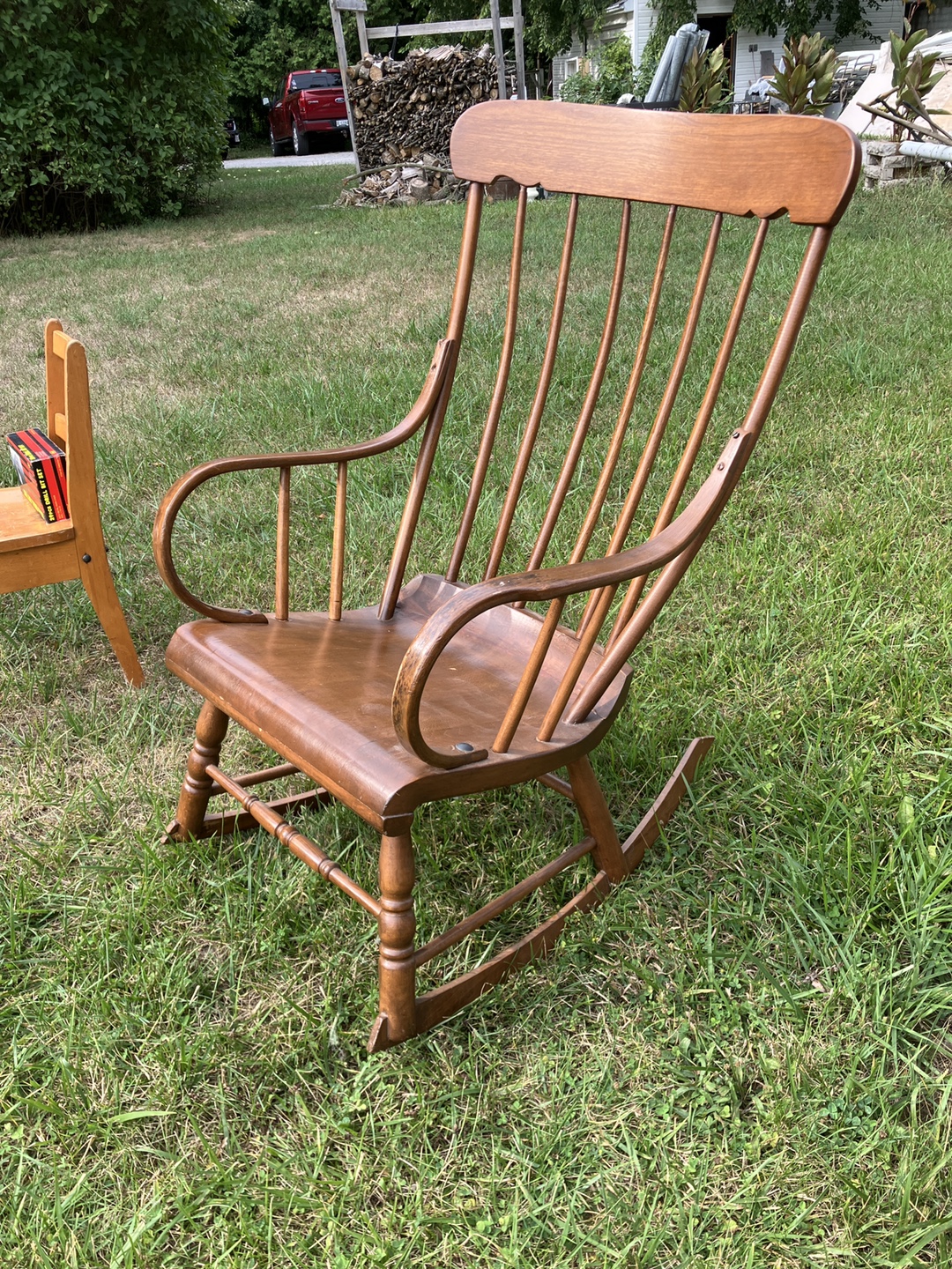 Vintage Wooden Rocking Chair