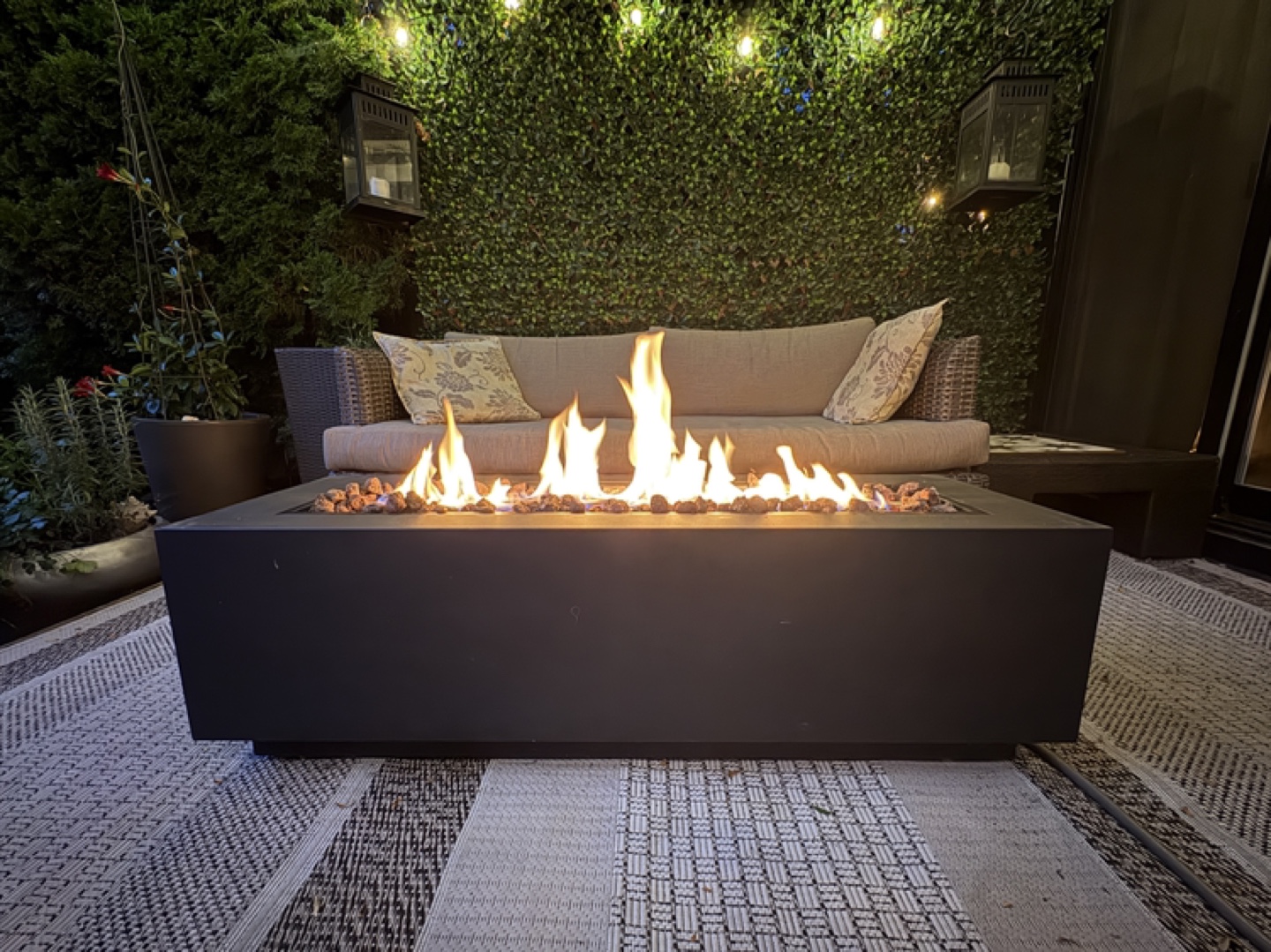 Outdoor Fire Pit Table