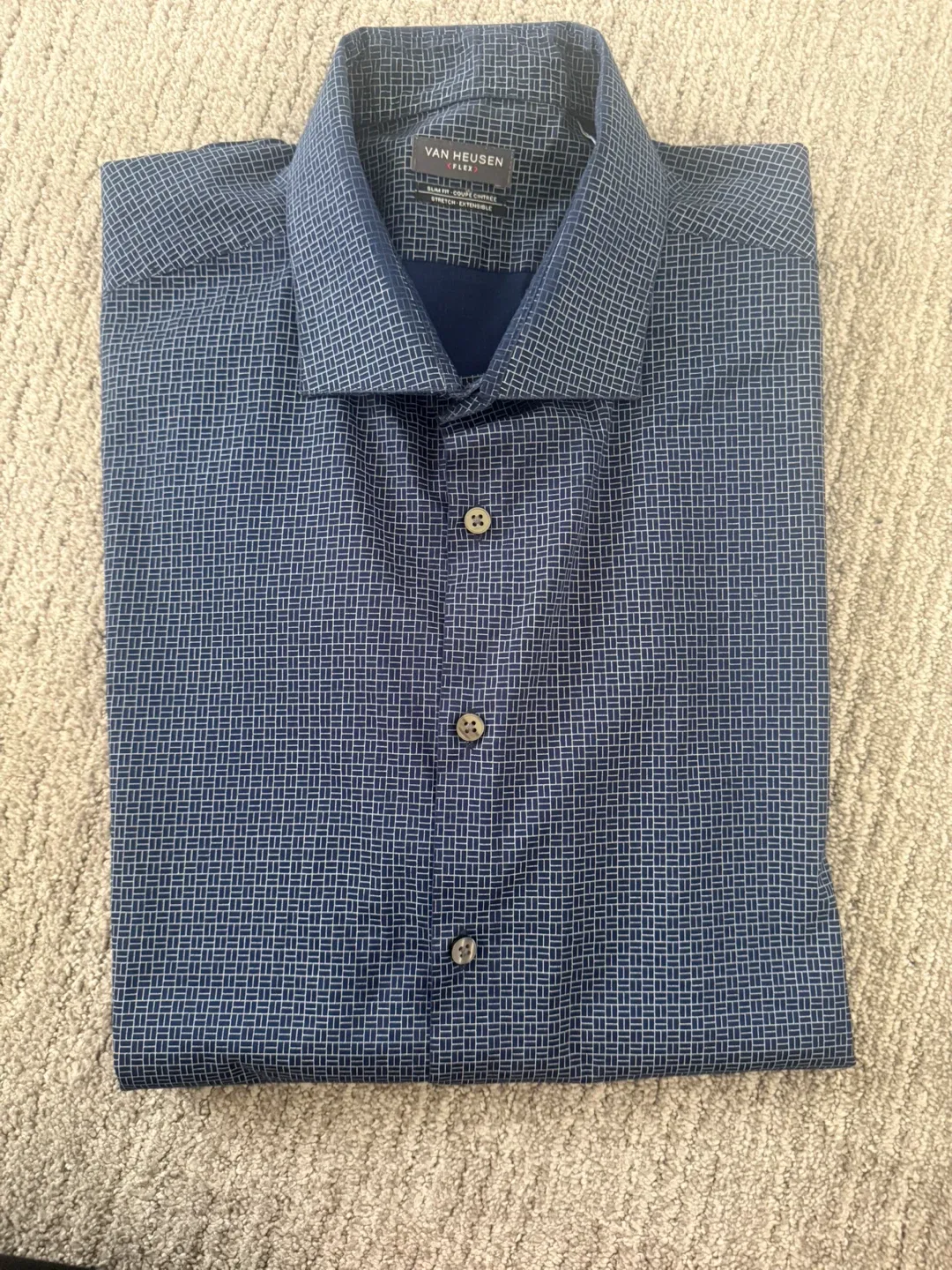 Van Heusen Flex Slim Fit Shirt size 18 thumbnail