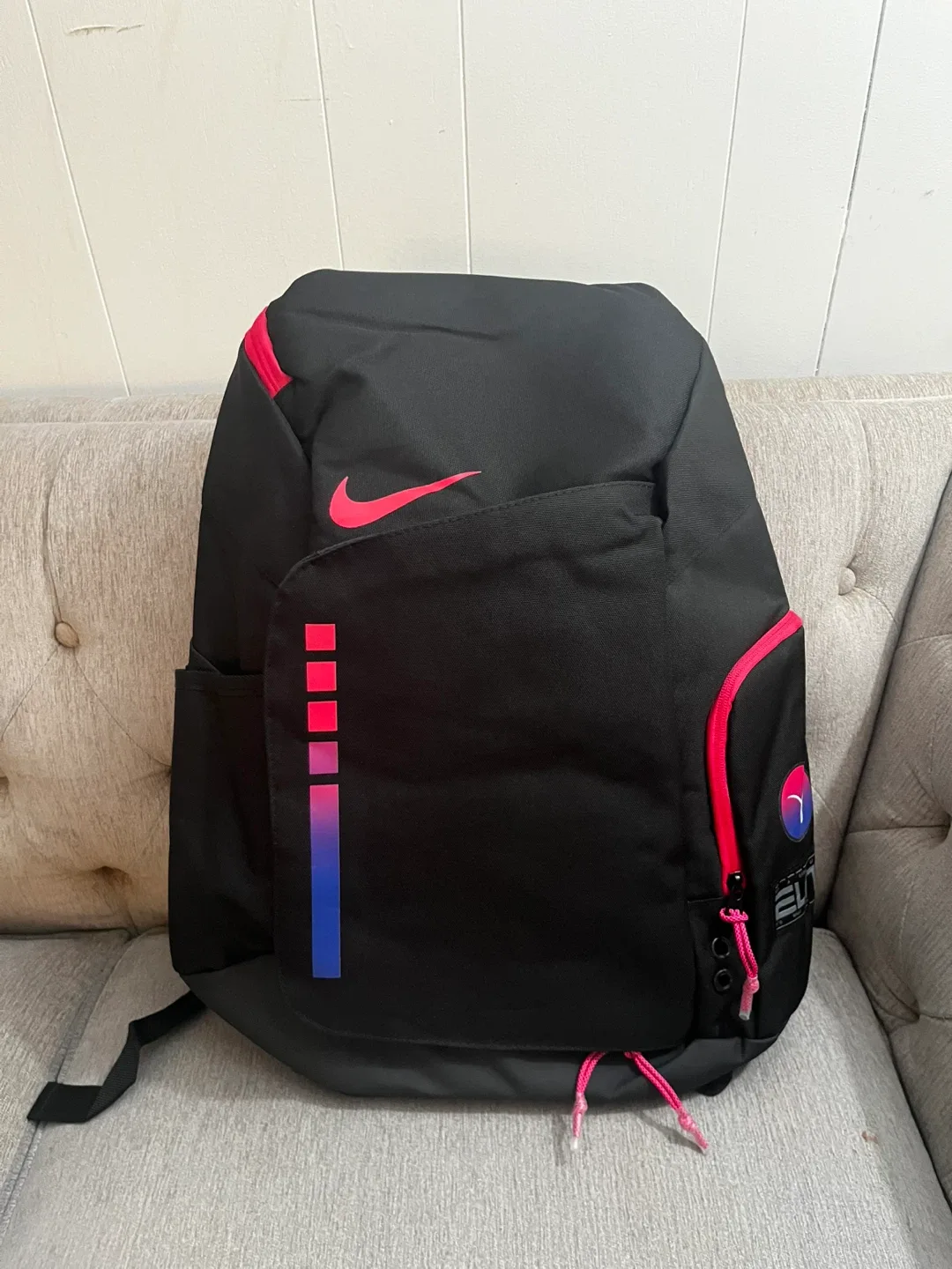 Nike Black & Pink Backpack thumbnail