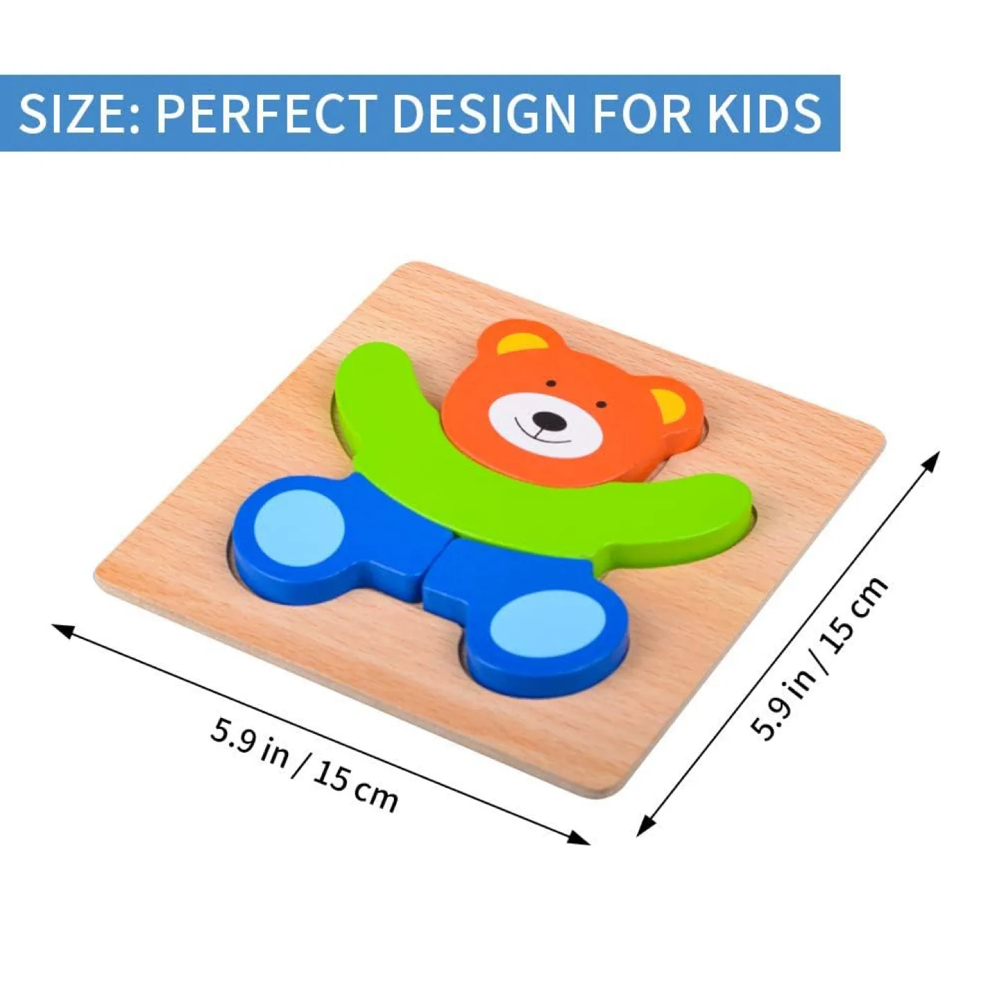 New Wooden Puzzles Learning Toys thumbnail