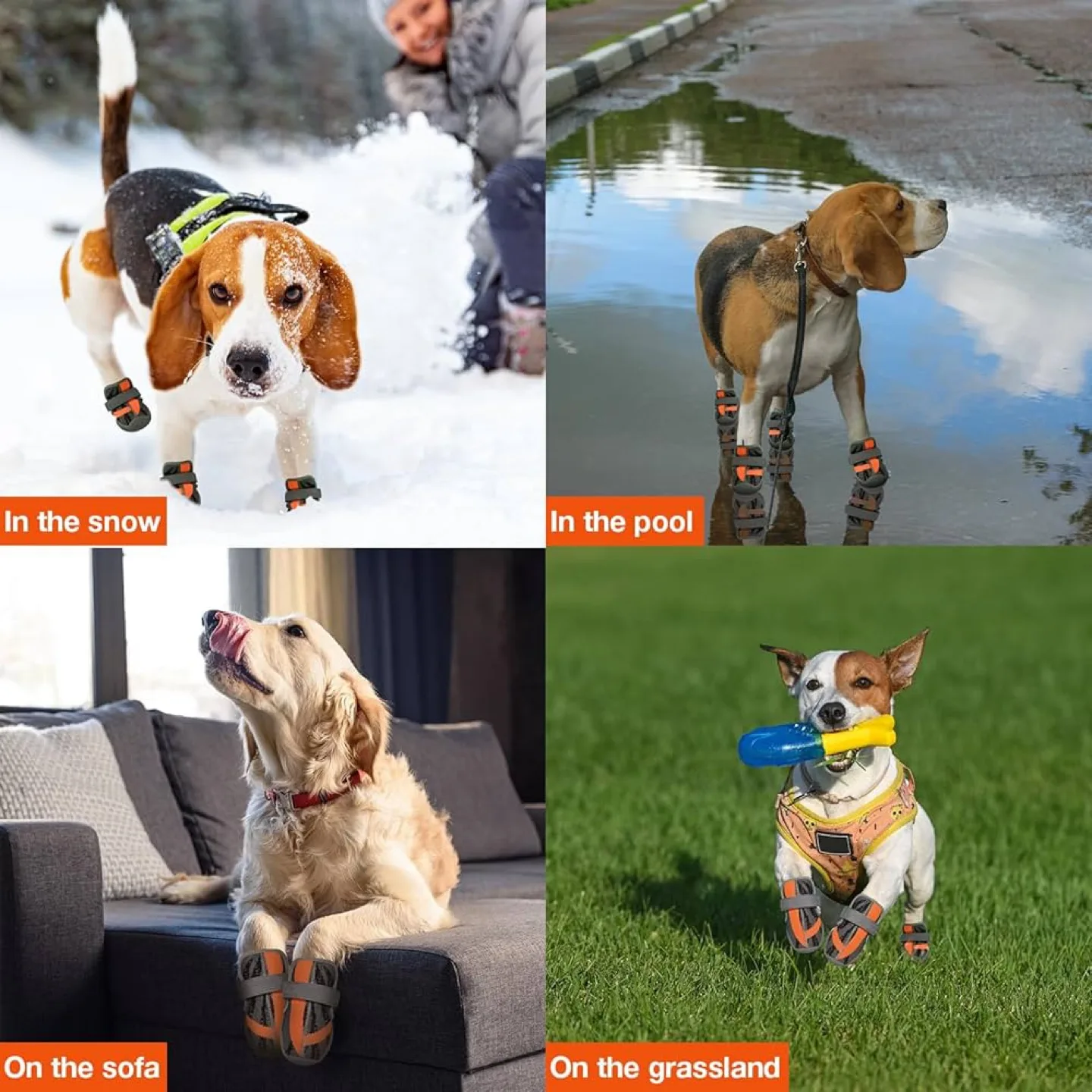 Brand new Breathable mesh dog boots -Size2 thumbnail