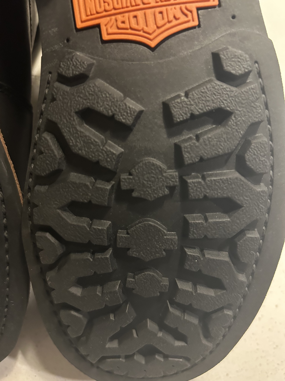 Harley Davidson Black Leather Motorcycle Boots - photo 5