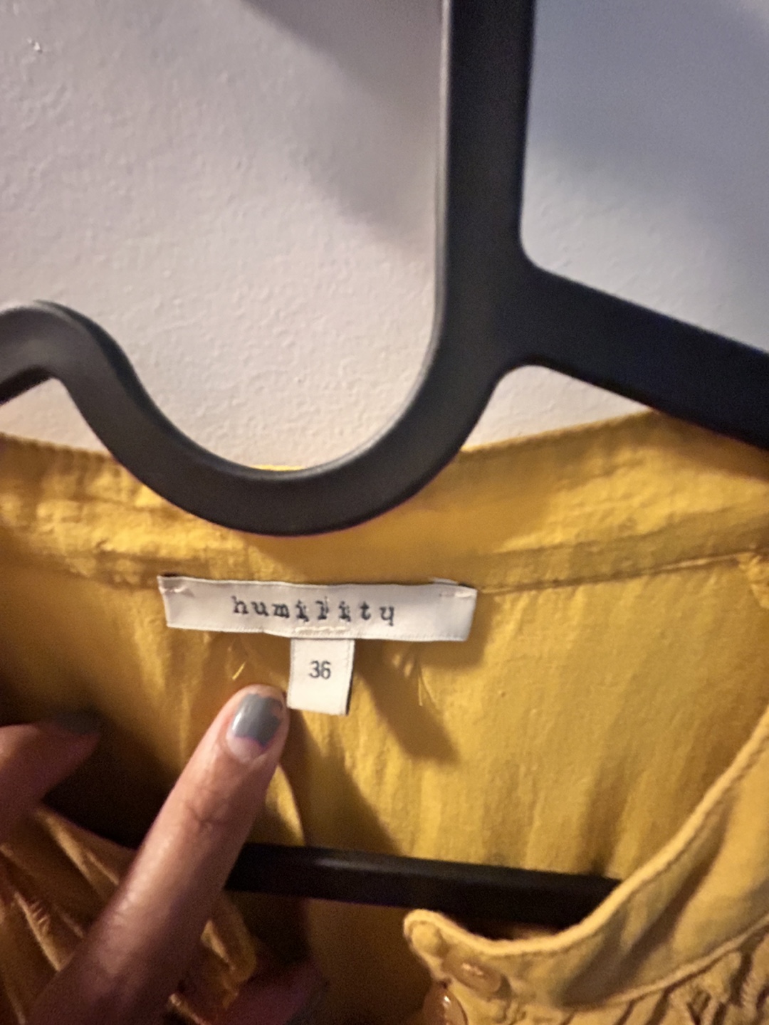 Humility Dress, Size 36, Yellow - photo 4