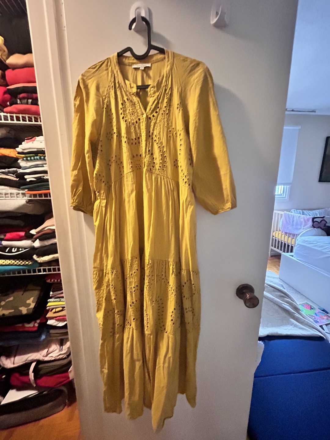 Humility Dress, Size 36, Yellow - photo 3