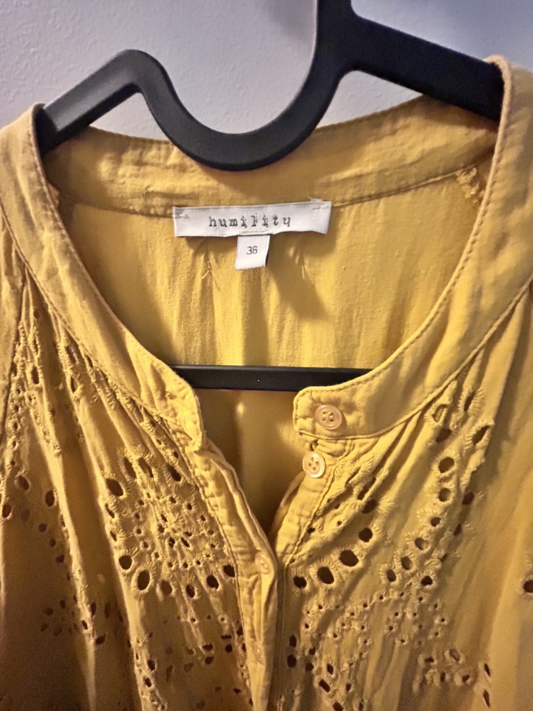 Humility Dress, Size 36, Yellow