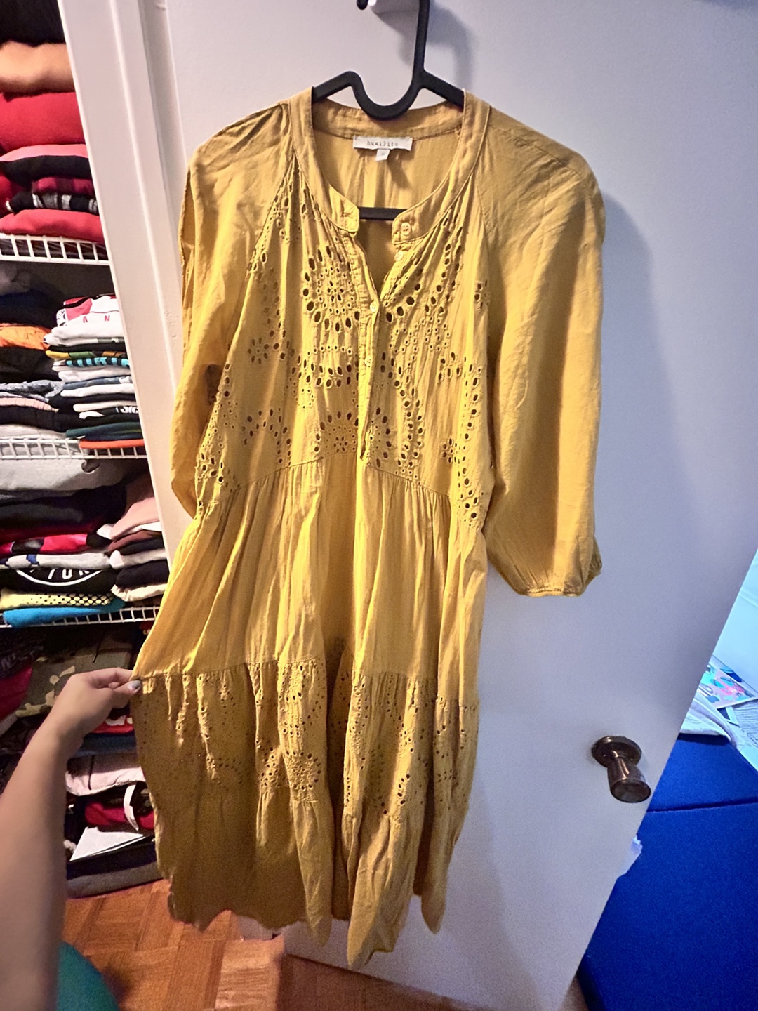 Humility Dress, Size 36, Yellow - photo 2