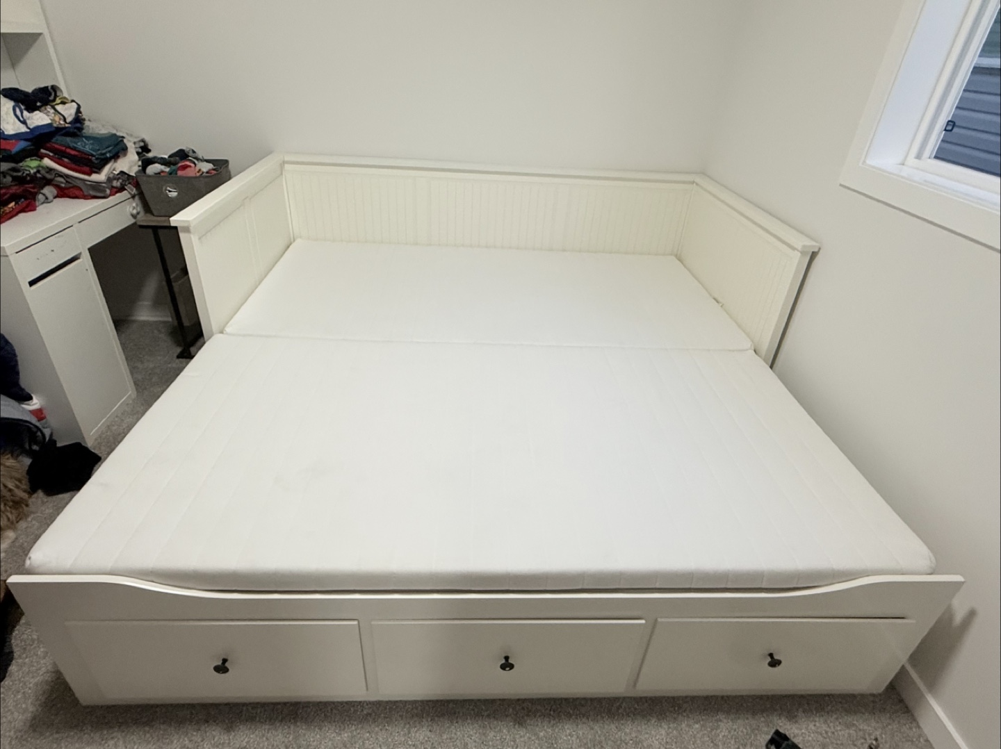 IKEA Hemnes Daybed Frame with 3 Drawers and 2 Mattress - photo 2