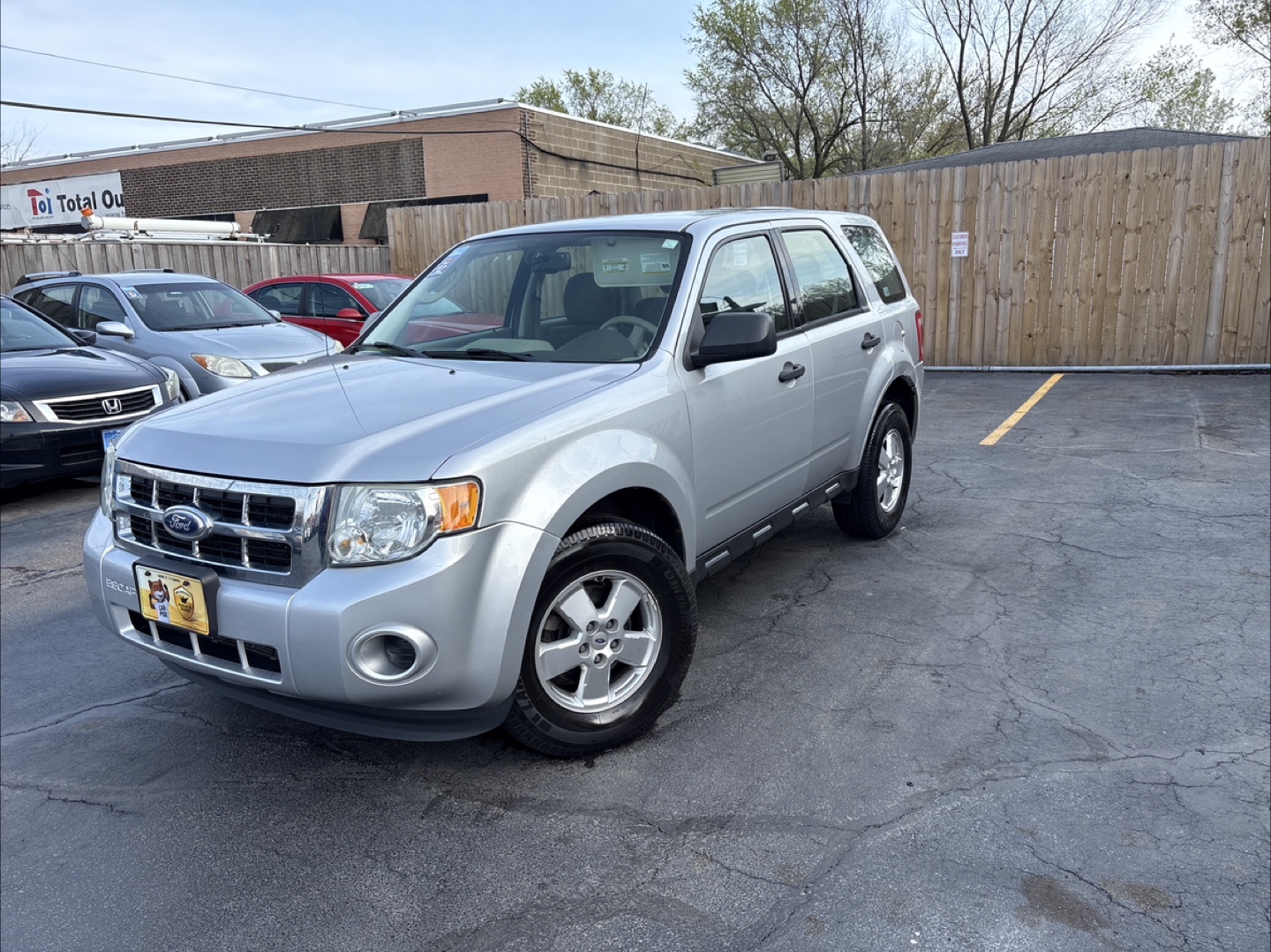 Silver Ford Escape SUV