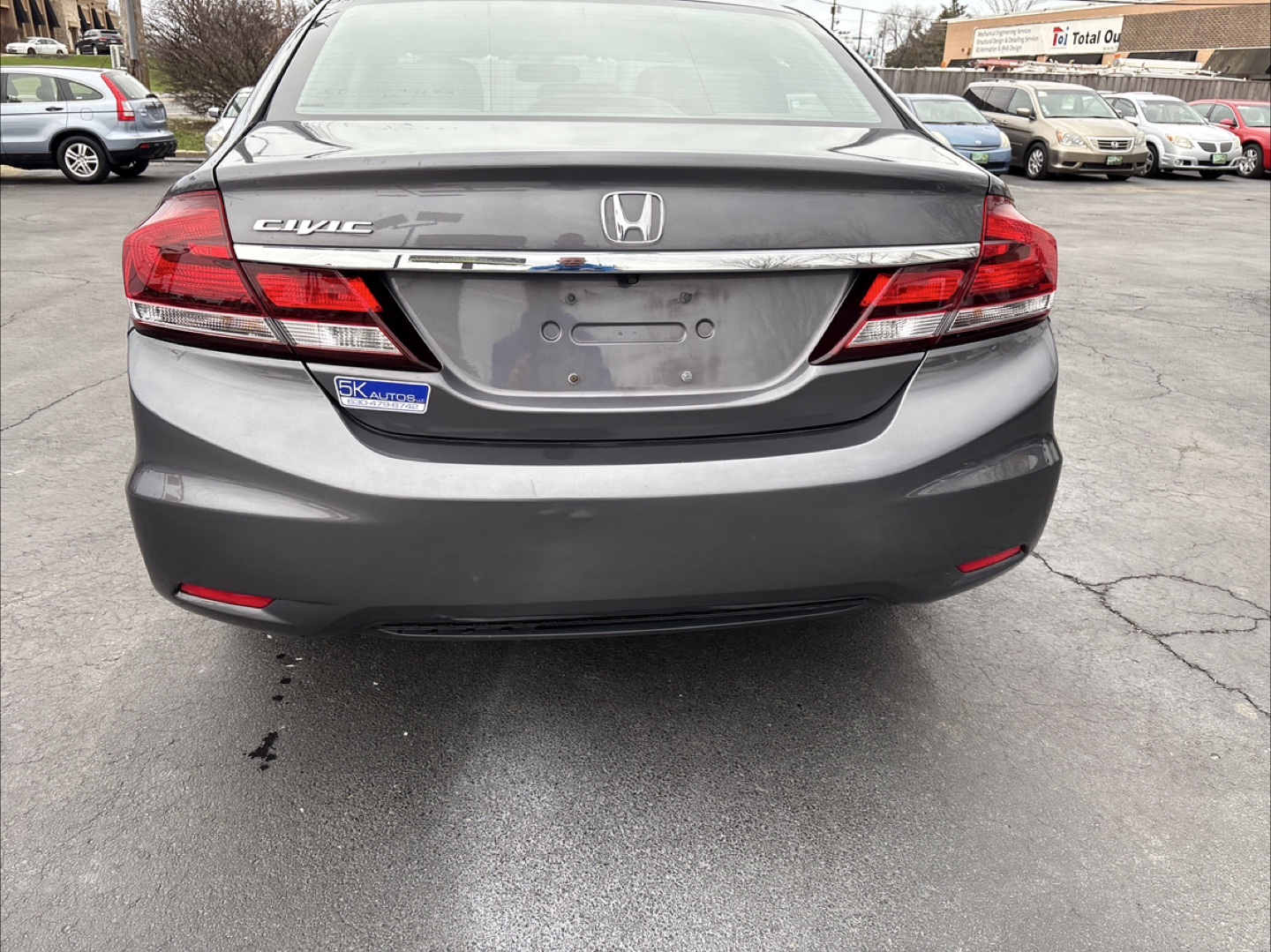 Honda Civic Gray Sedan - photo 2