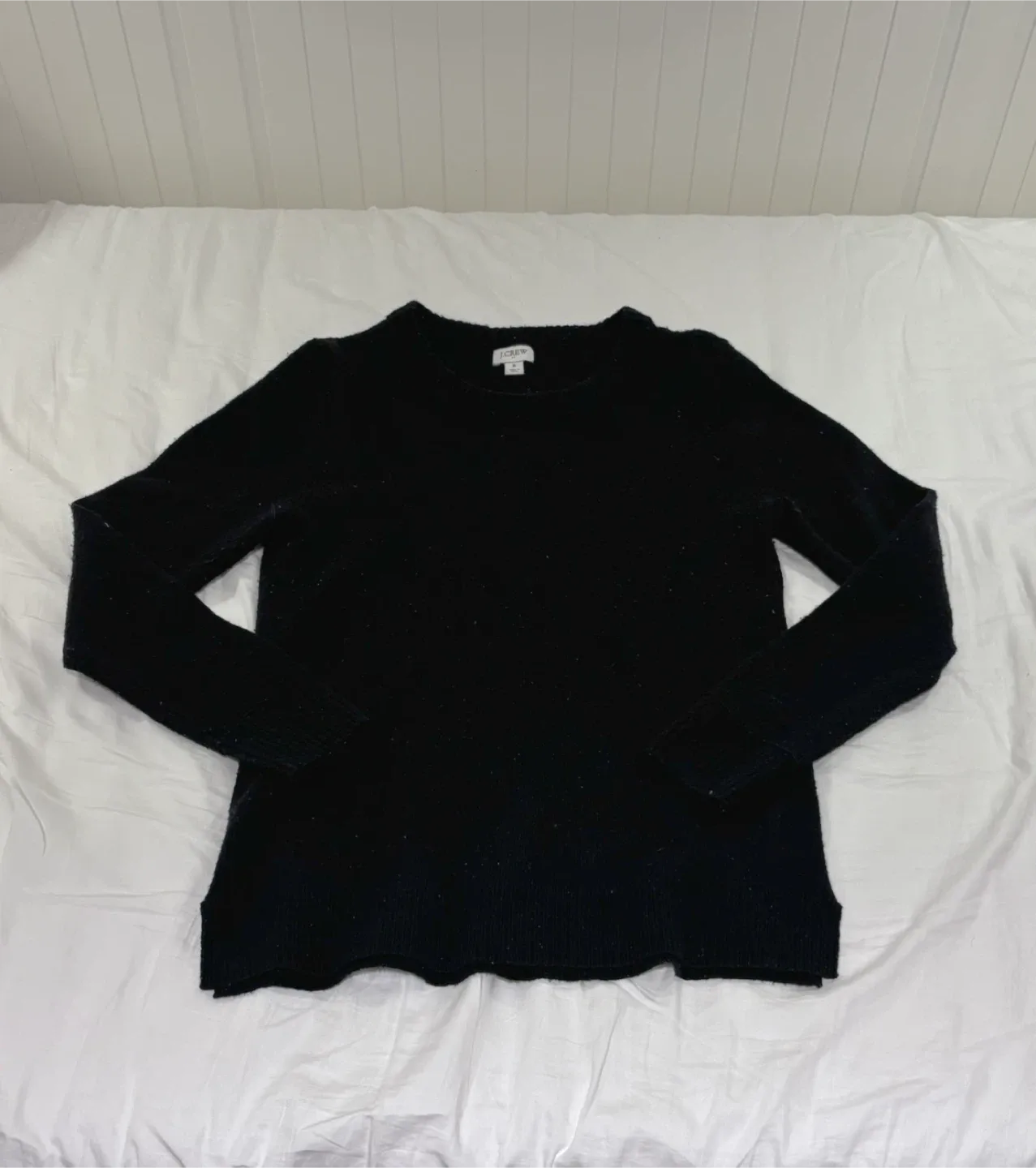 J.Crew Black Wool Blend Sweater image indicator(2)