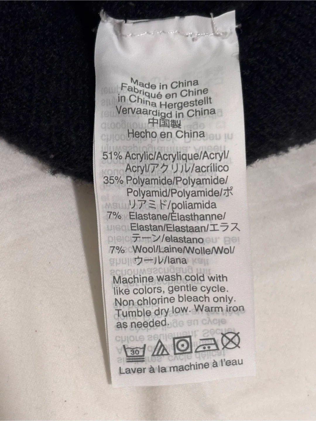 J.Crew Black Wool Blend Sweater image indicator(3)