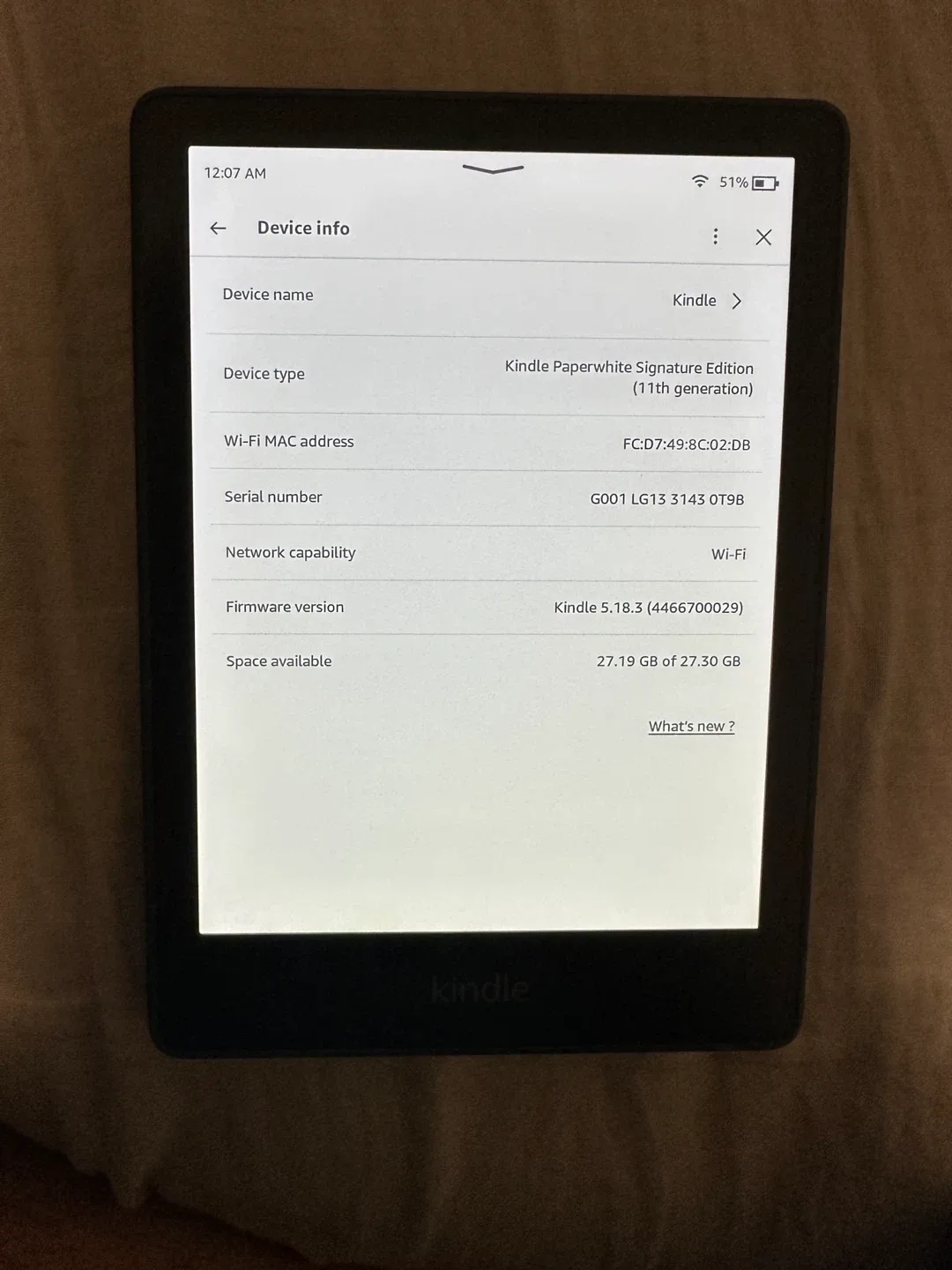 Kindle Paperwhite Signature Edition 32GB image indicator(2)