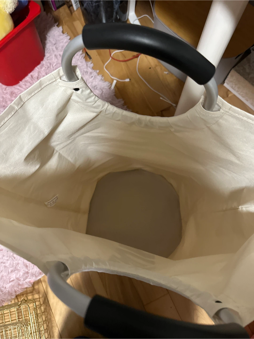 Laundry Basket with Handles - Beige - photo 4