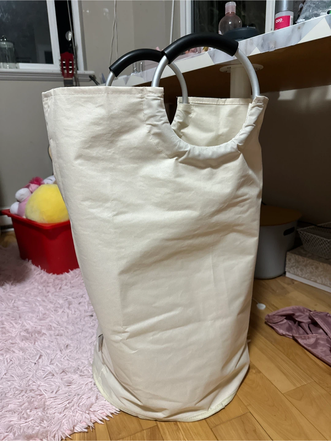Laundry Basket with Handles - Beige - photo 3