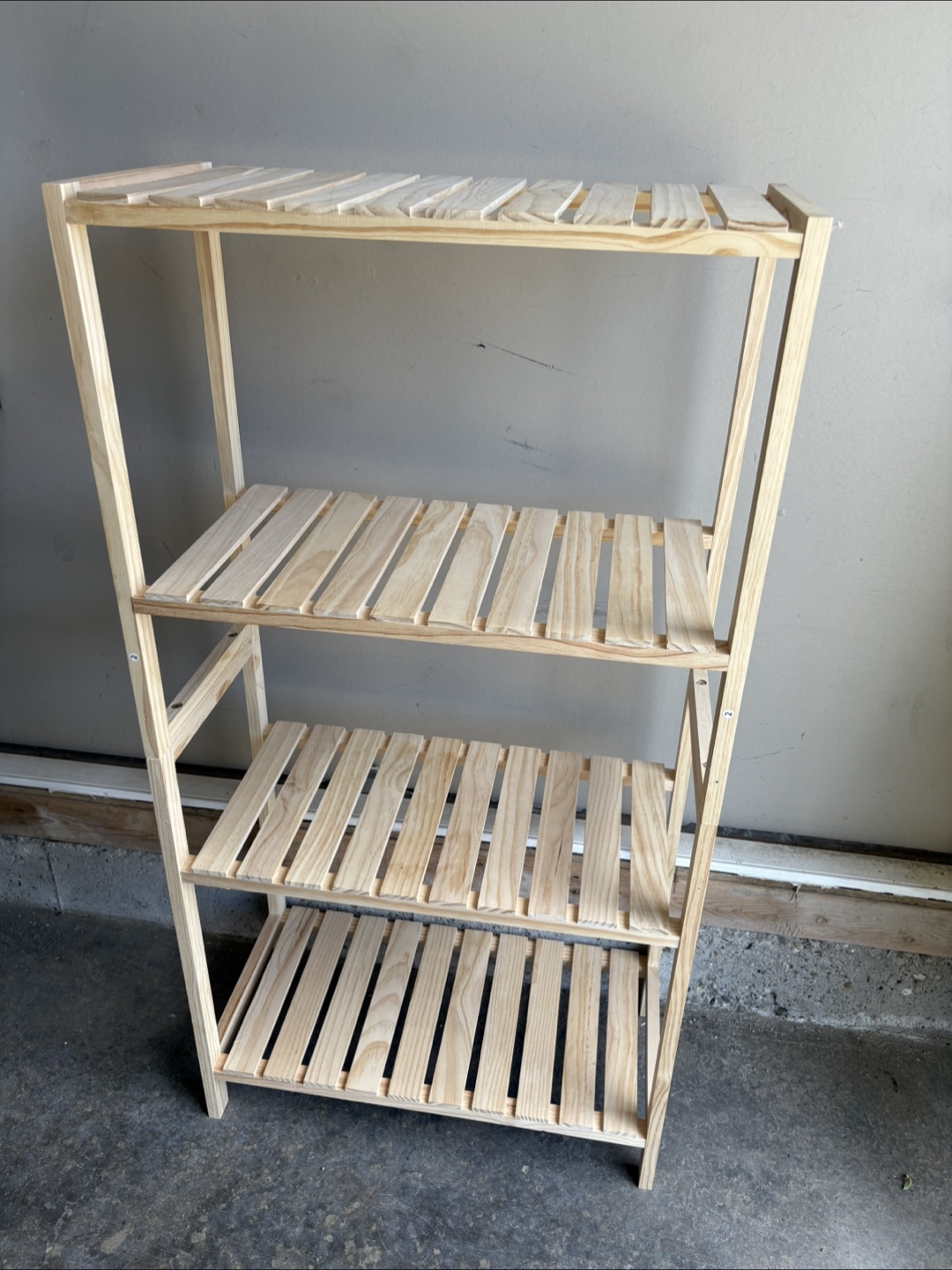 Wooden Shelf Rack